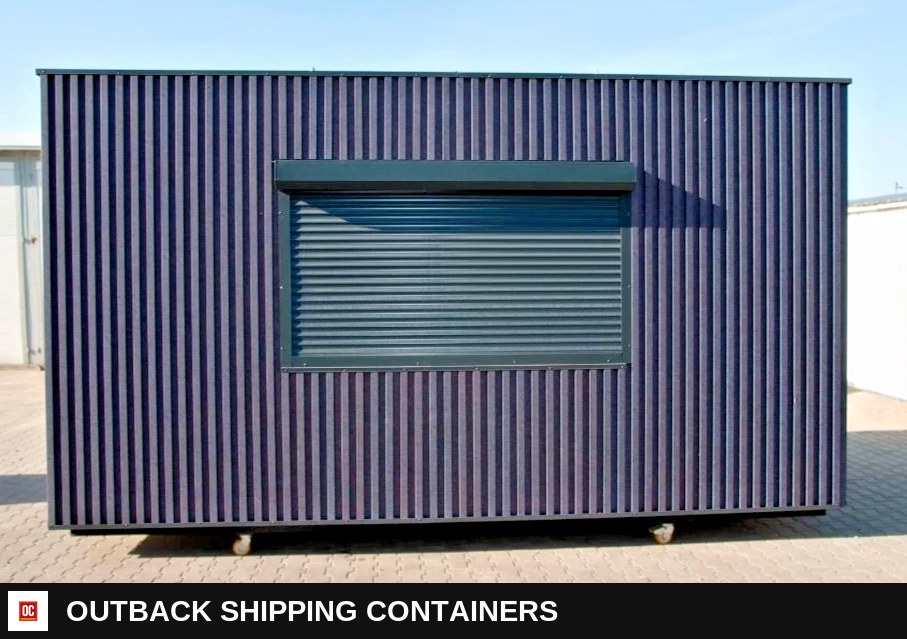 16ft x 8ft Street Food Container | Catering Kiosk Cabin for sale — front exterior view