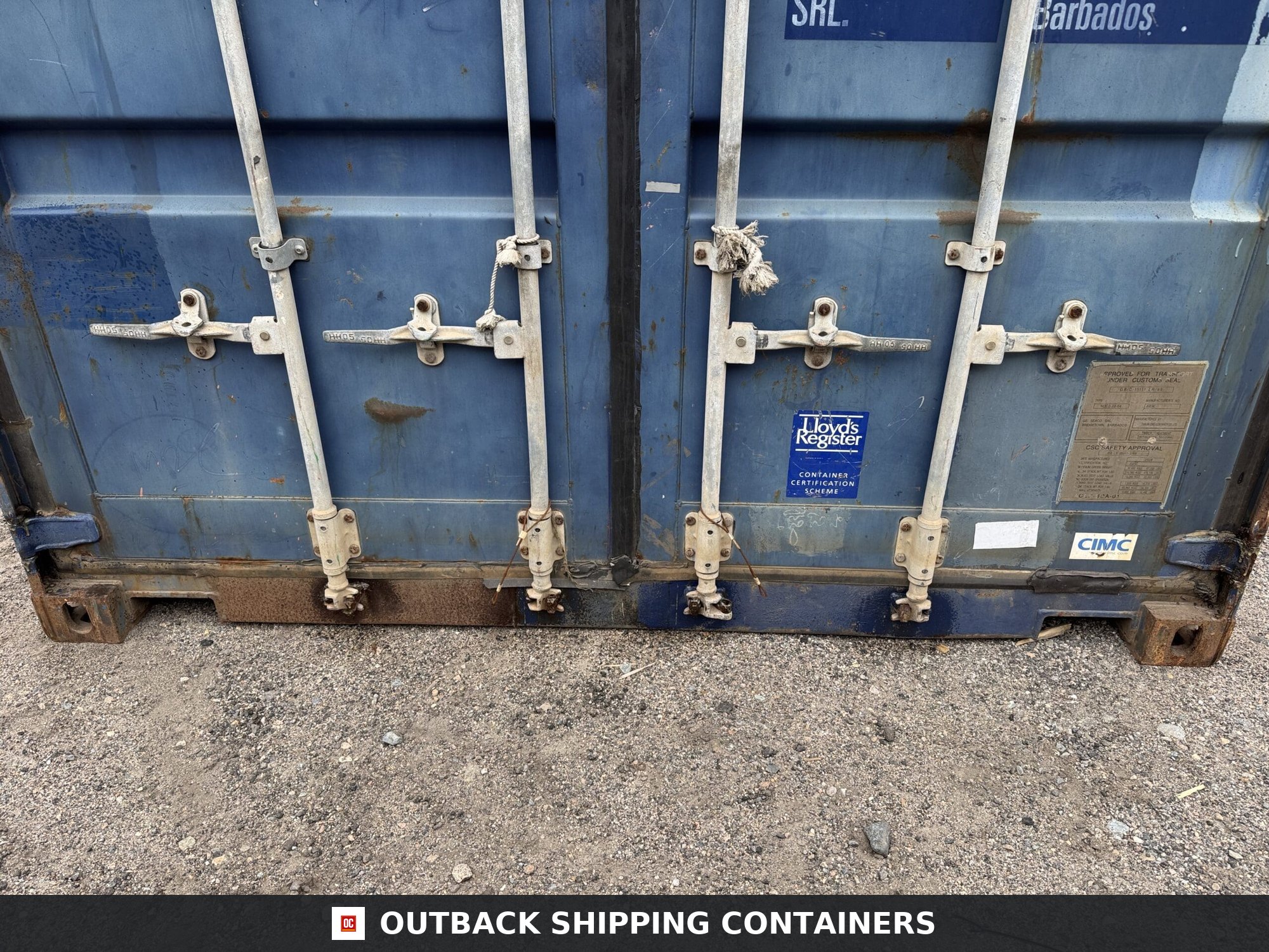 20ft Used Shipping Container – Wind & Watertight – Blue — 20ft — used (image 4 of 12)