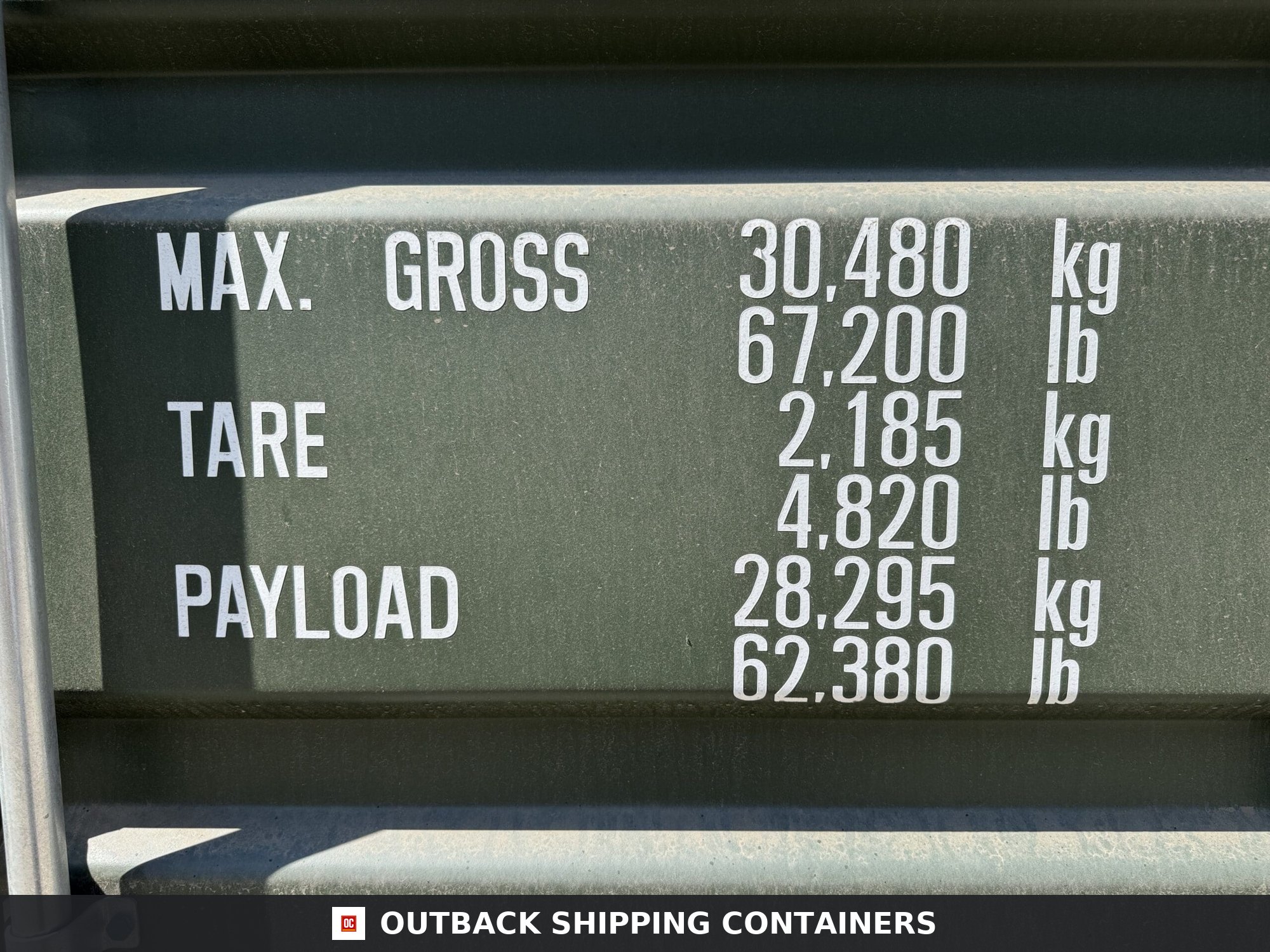 20ft New Shipping Container – Wind & Watertight – Green — 20ft — new (image 4 of 12)