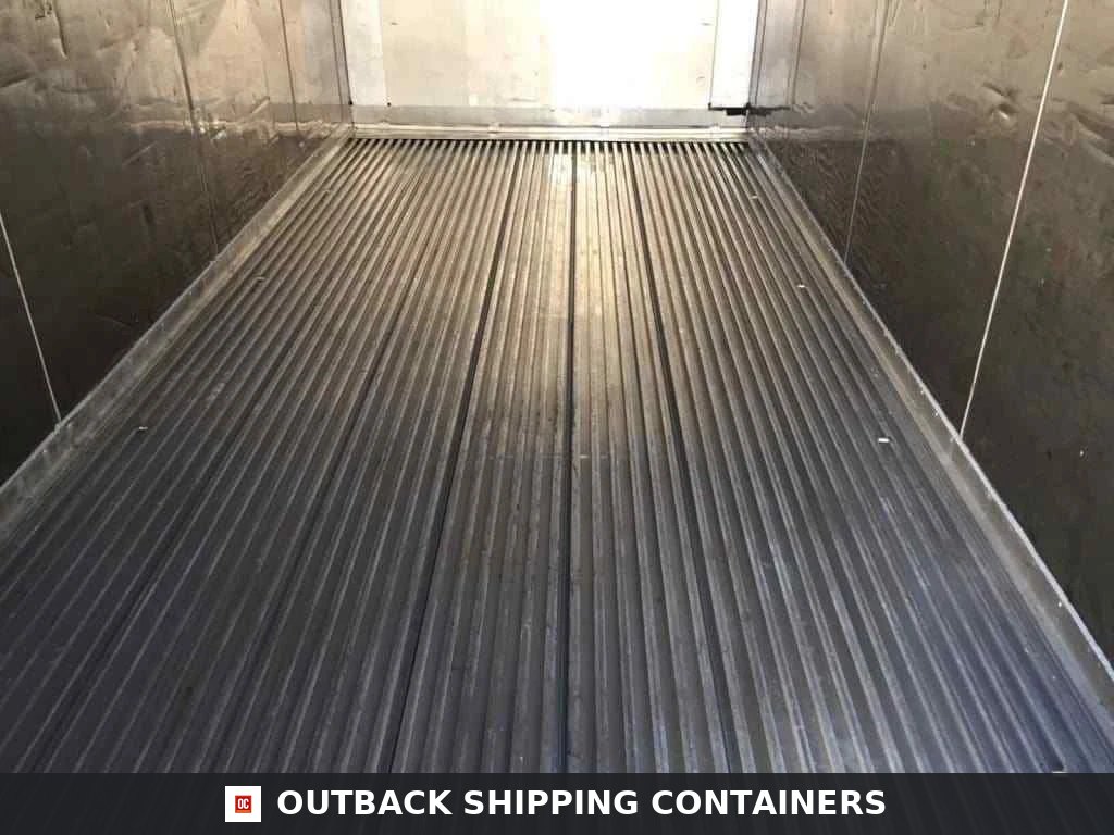 20ft Freezer Container for Sale — Three-Quarter Angle View | Outback Shipping Containers 20ft Freezer Container – Mobile Cold Storage Unit (Thermo King / Reefer) — 20ft refrigerated container (image 2 of 6)