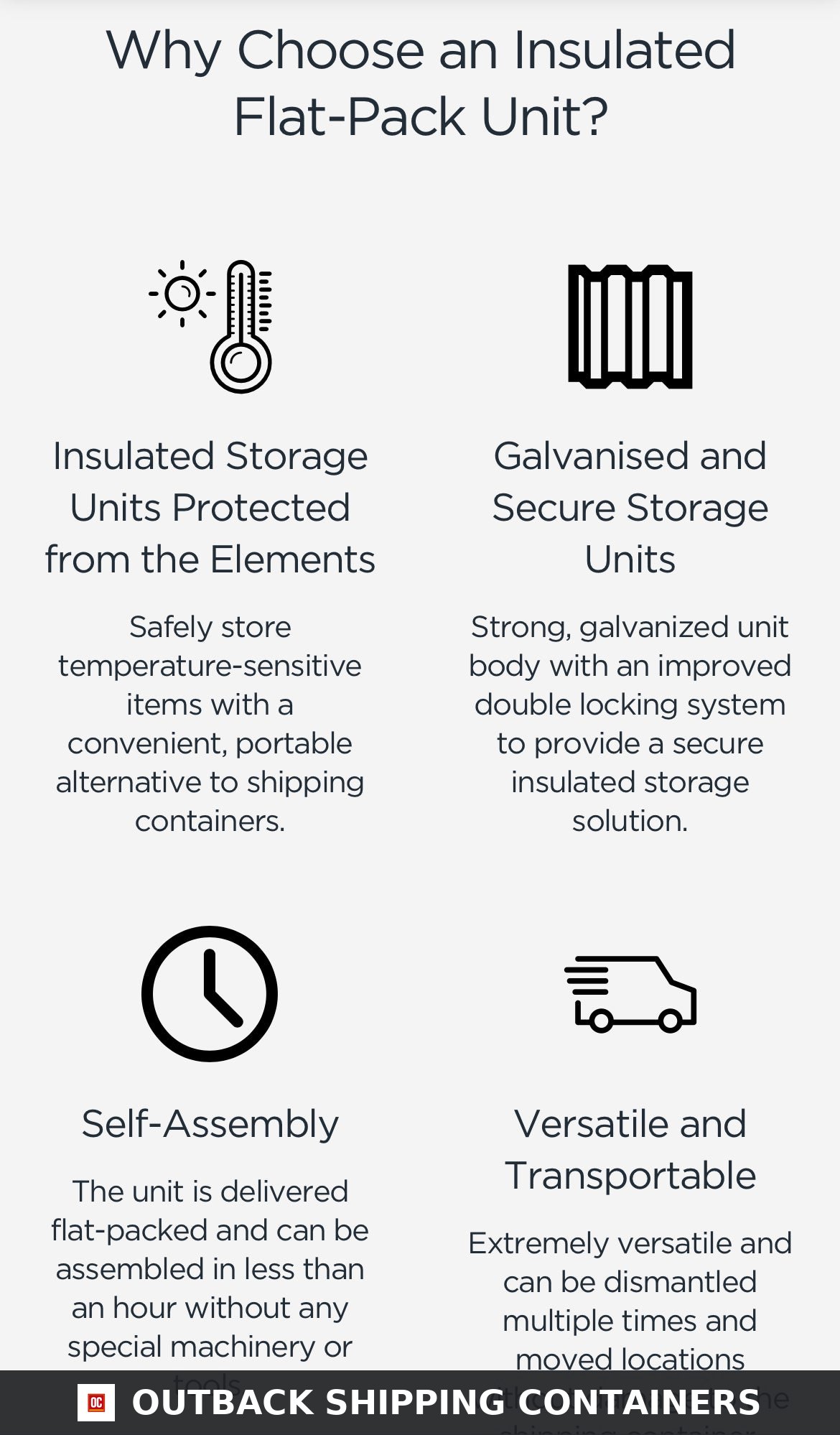 Insulated Flat-Pack Storage Container — Portable Secure Store — gallery view 4