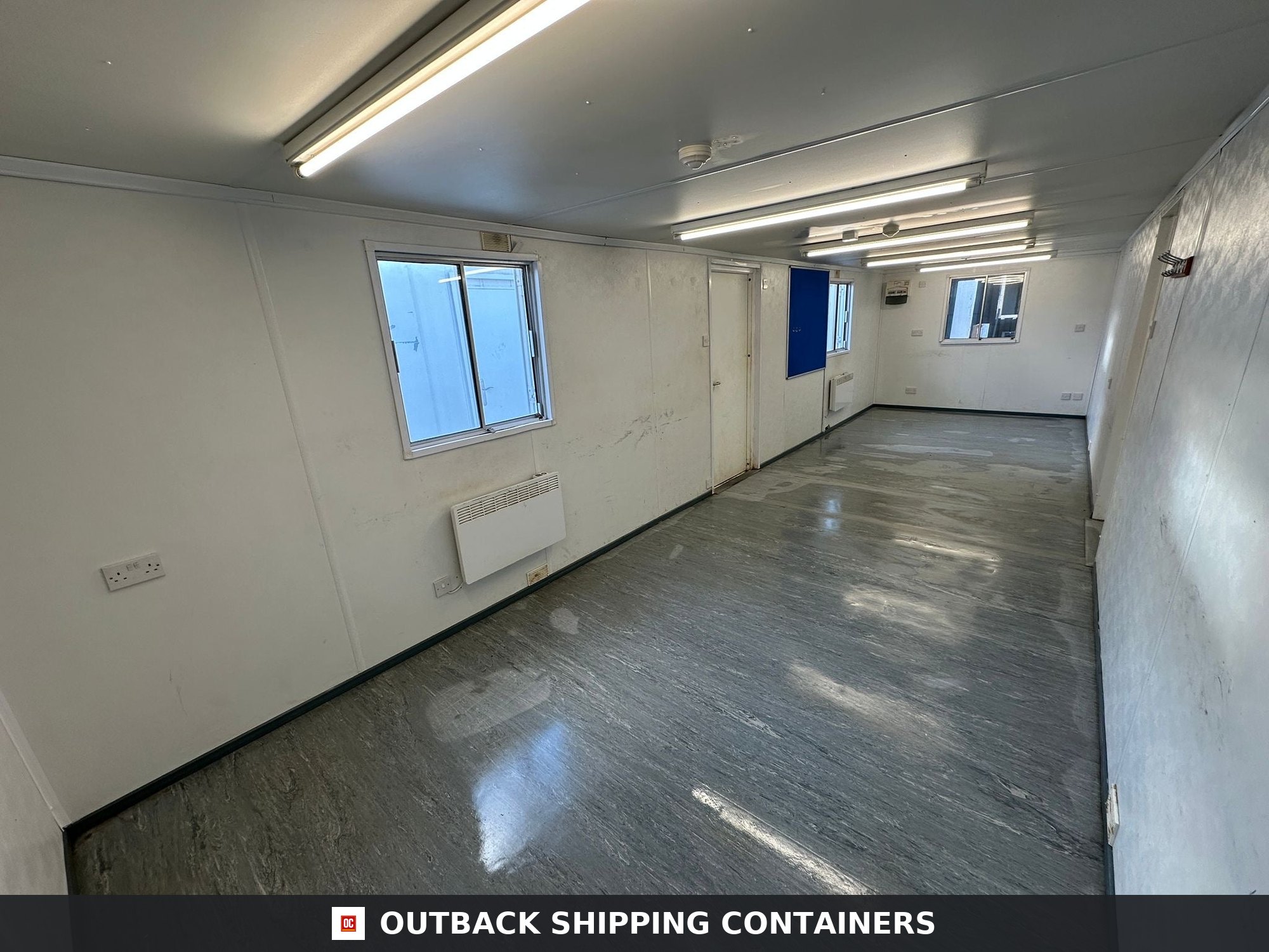 32x10ft for Sale — Interior Detail | Outback Shipping Containers 32x10ft — Canteen / Office — Building Site Accommodation — Portable Anti-Vandal - image 6