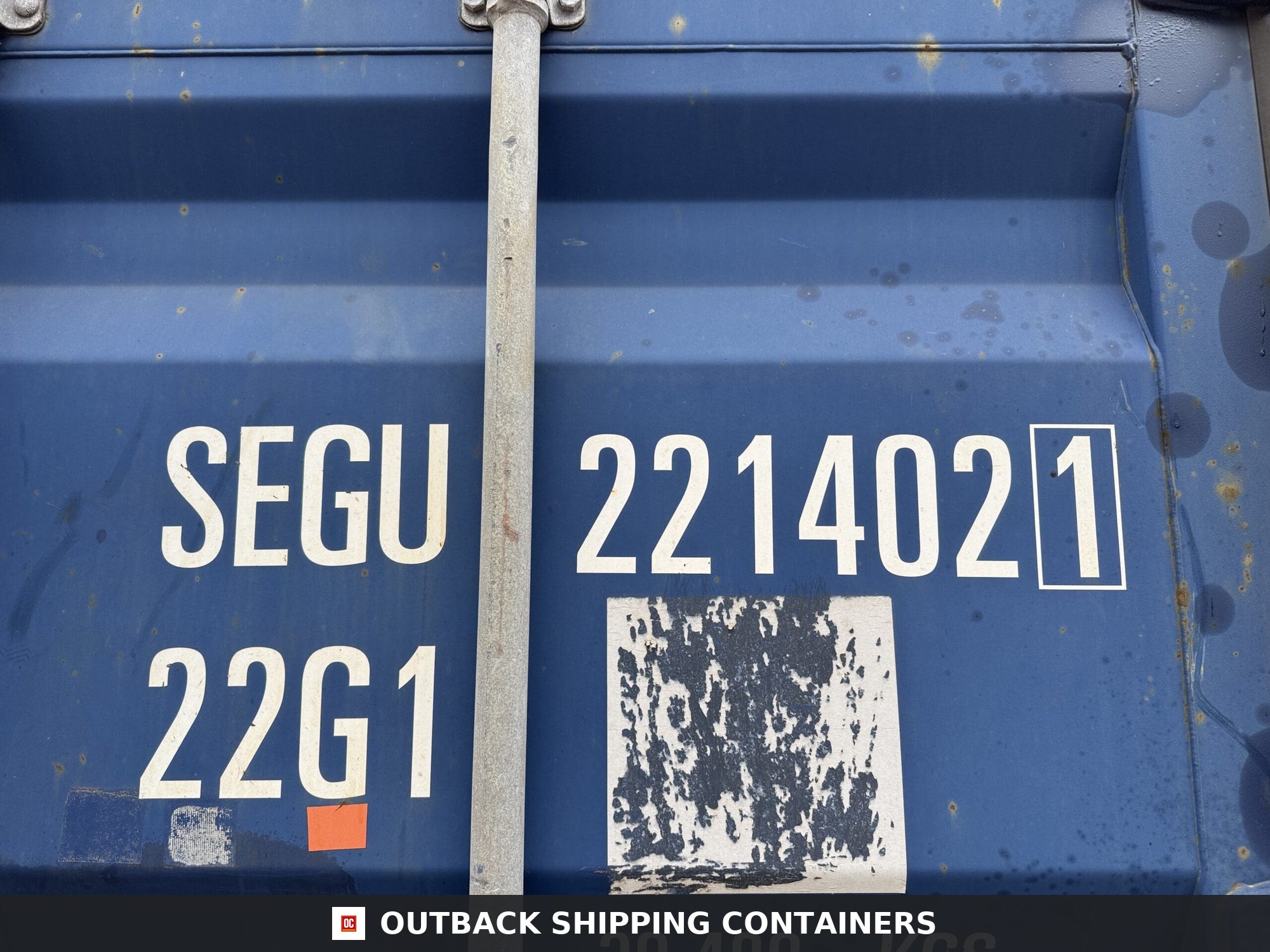 20ft Used Shipping Container – Wind & Watertight – Blue — 20ft — used (image 2 of 12)