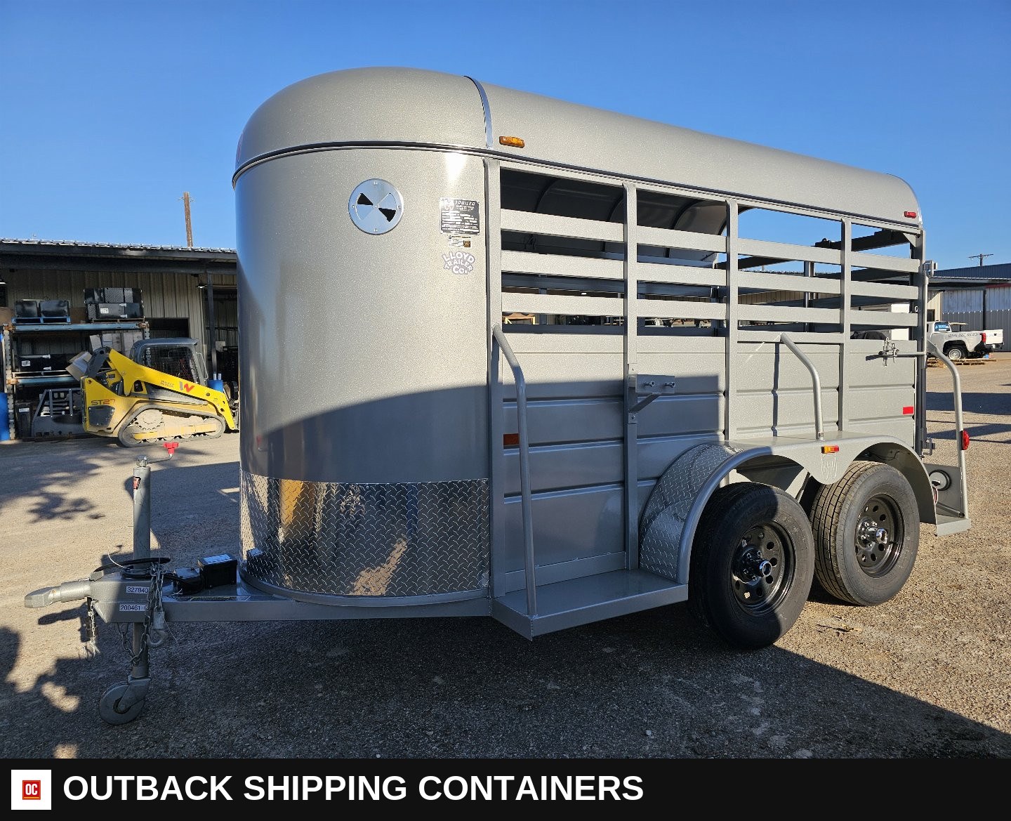 2025 WW AA 5X12 Stock / Stock Combo Trailer — Driver-Side Profile | Outback Shipping Containers 2025 WW AA 5X12 Stock / Stock Combo Trailer for sale — driver-side profile