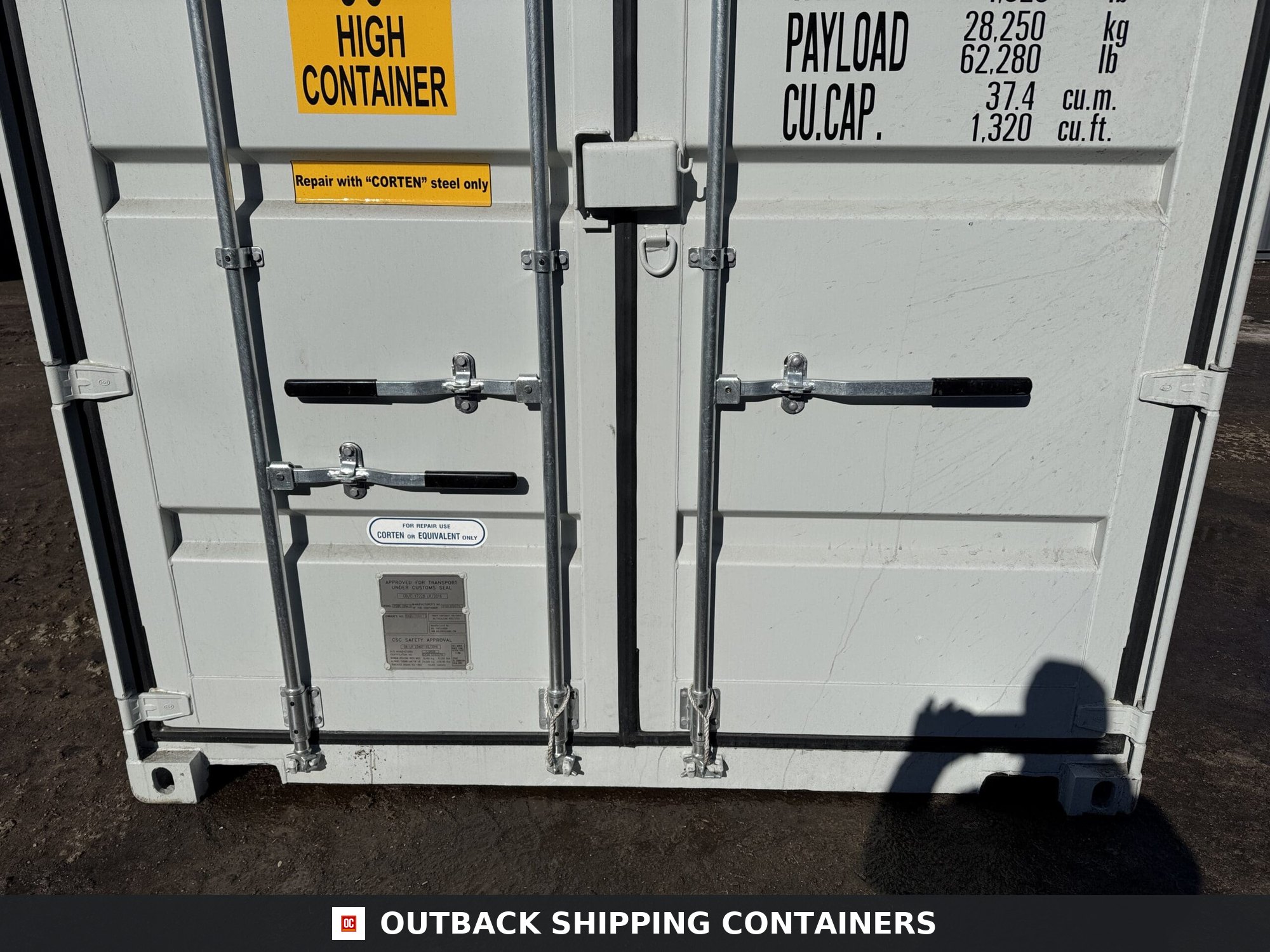 20ft New High Cube Shipping Container – Wind & Watertight – Gray — 20ft — new (image 6 of 12)