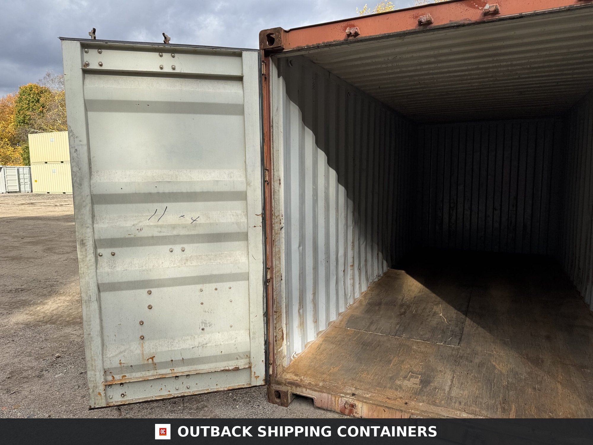 20ft Used Shipping Container – Wind & Watertight – Red — 20ft — used (image 3 of 12)