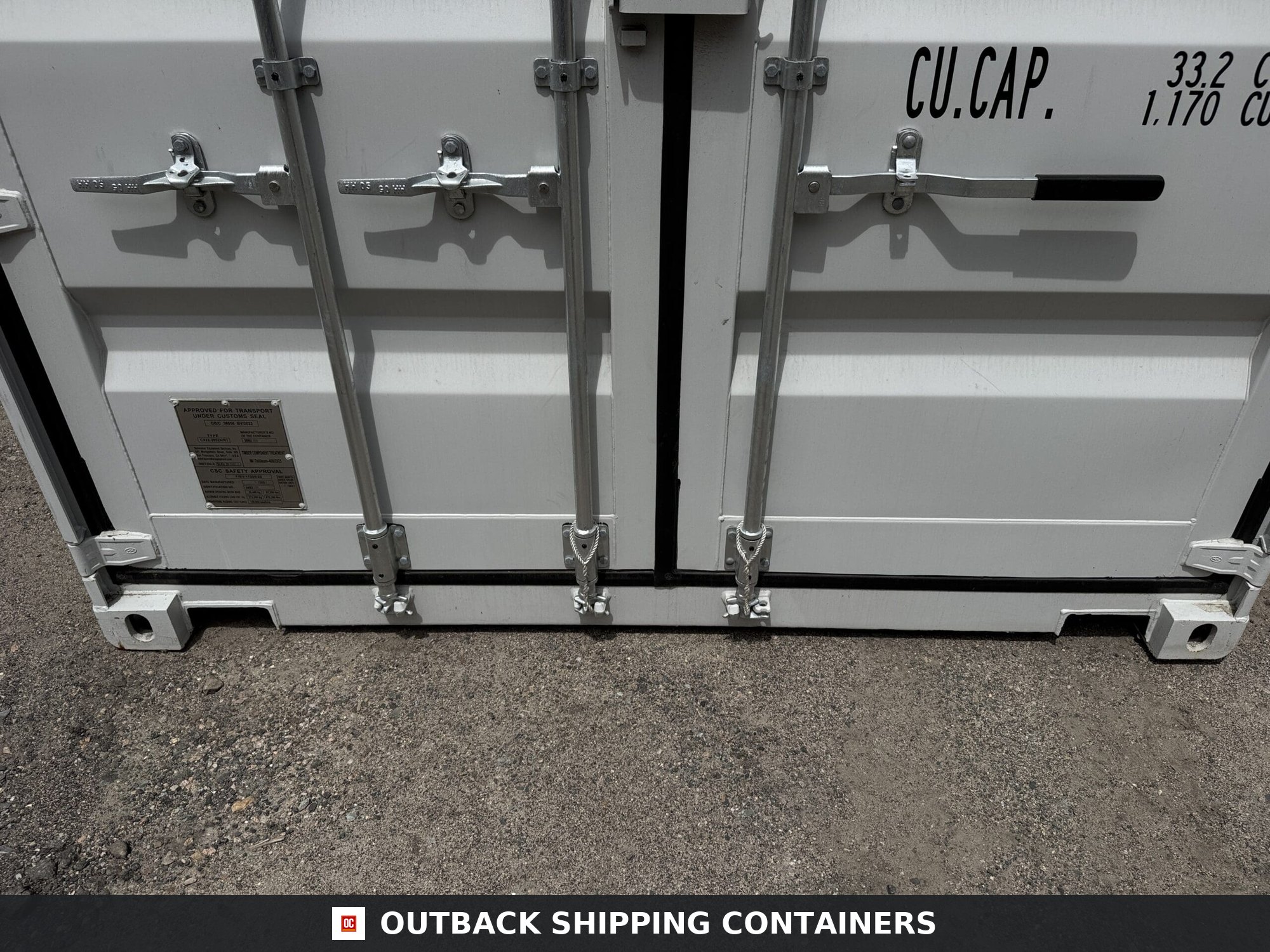 20ft New Shipping Container – Wind & Watertight – Gray — 20ft — new (image 6 of 12)