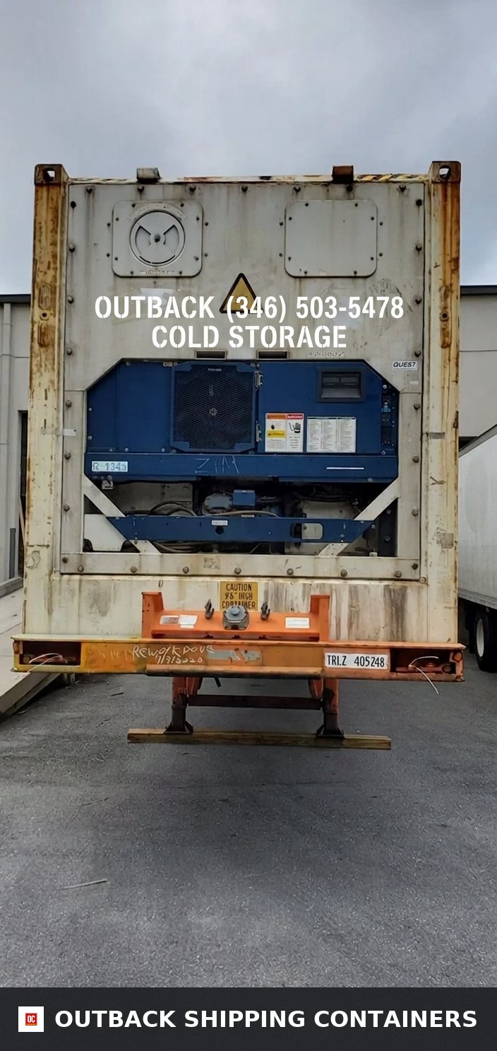40ft HC Reefer Container–Wind & Water Tight, Non-Working For Sale for Sale — Side Profile View 40ft HC Reefer Container–Wind & Water Tight, Non-Working For Sale — 40ft refrigerated container (image 2 of 5)