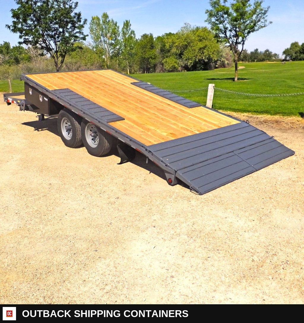 2024 Diamond C 7X24 20K Tilt Deck Equipment Trailer w/Spare Mount — Rear Entry Door | Outback Shipping Containers 2024 Diamond C 7X24 20K Tilt Deck Equipment Trailer w/Spare Mount for sale — rear entry door