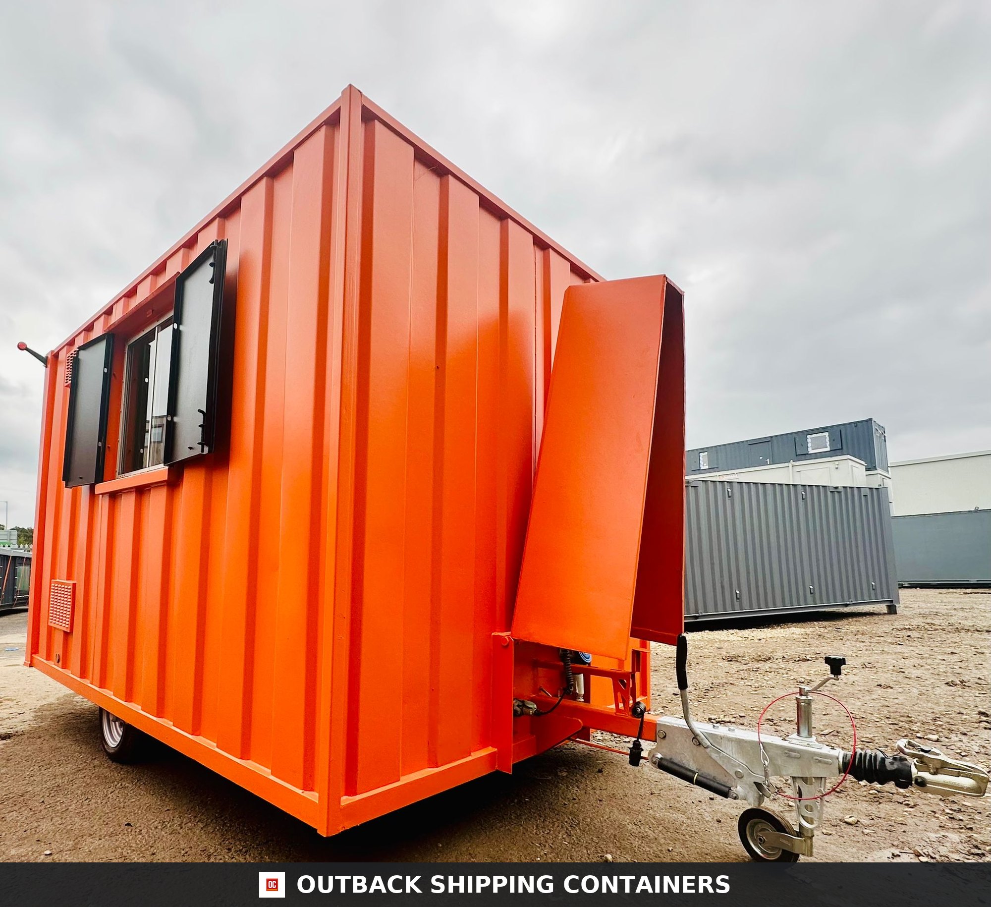 Groundhog Towable Mobile Welfare | Towable Toilet & Canteen | Self — Side Profile View 2 3 4 5 Groundhog Towable Mobile Welfare | Towable Toilet & Canteen | Self Contained | GP 360 | No 1295