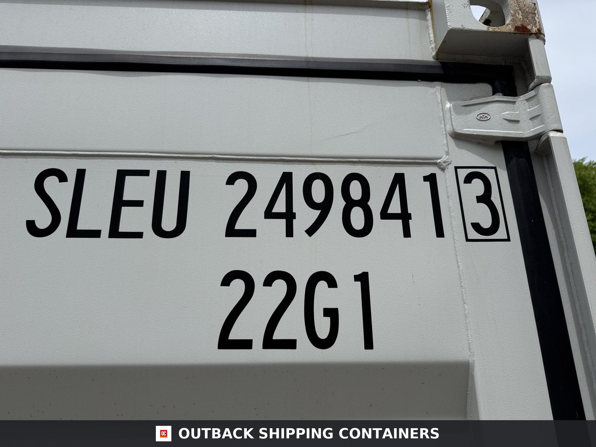 20ft New Shipping Container – Wind & Watertight – Gray — 20ft — new (image 2 of 12)