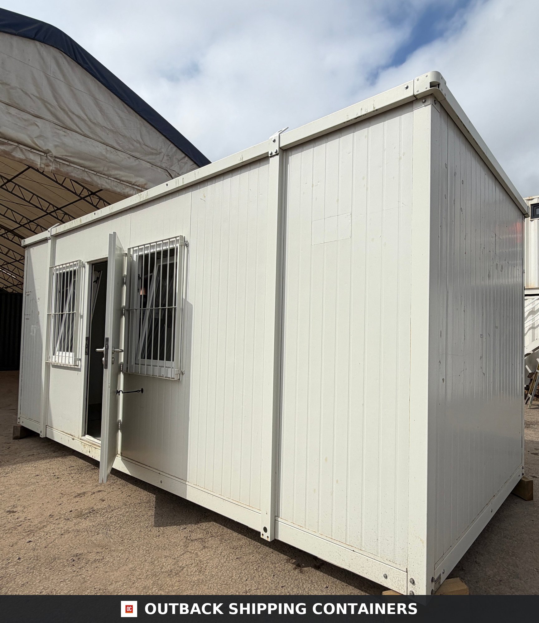 20x7.5ft for Sale — Interior View | Outback Shipping Containers 20x7.5ft — Office / Canteen — Building Site Accommodation — Portable Anti-Vandal Cabin - image 5