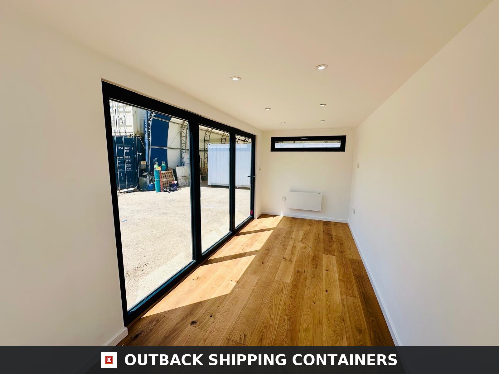 CD-1237 20x8ft CUSTOM SHIPPING CONTAINER CONVERSION — Portable Build — angle 10