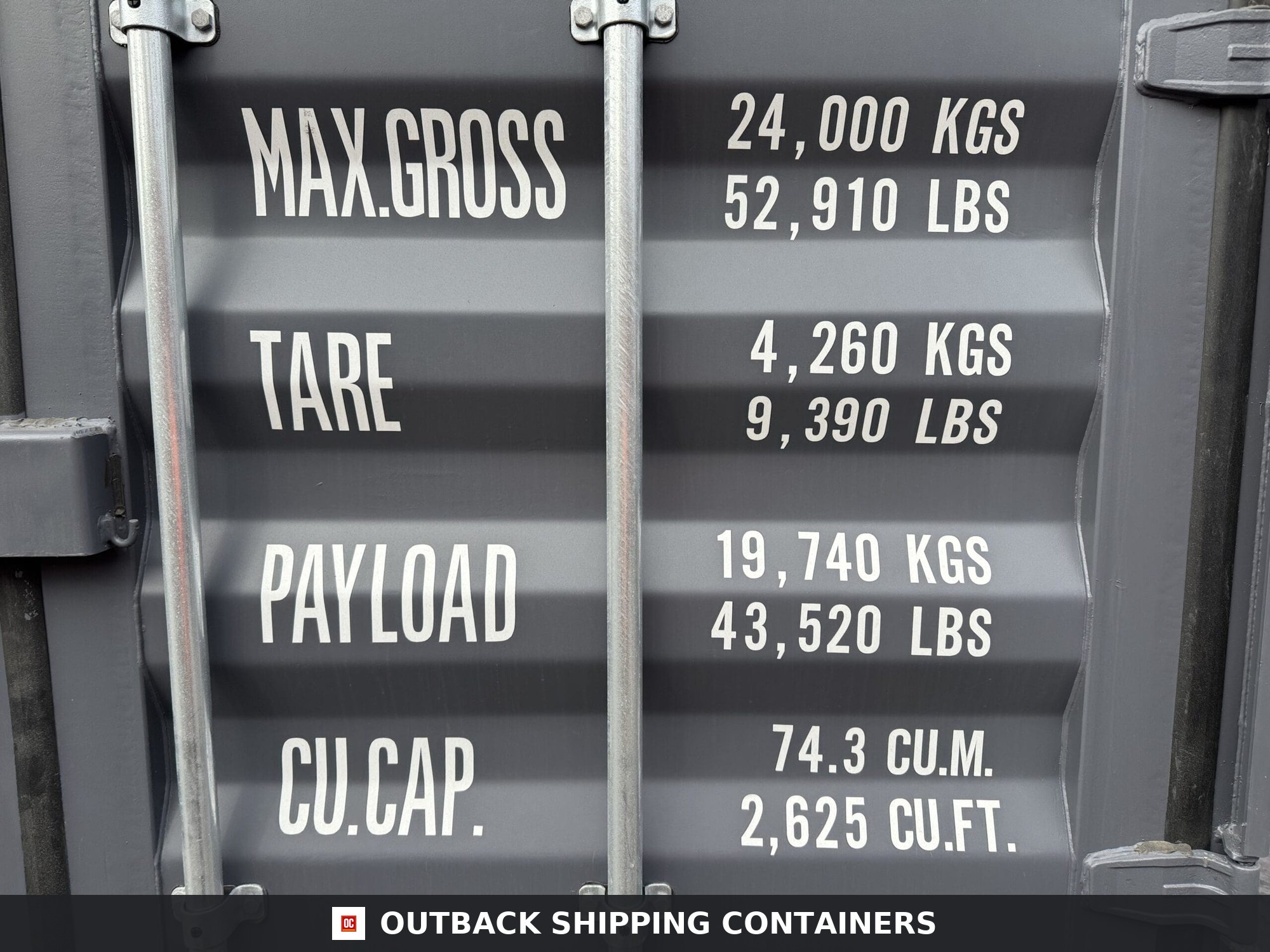 40ft New High Cube Shipping Container – Wind & Watertight – Dk Gray — 40ft — new (image 4 of 12)