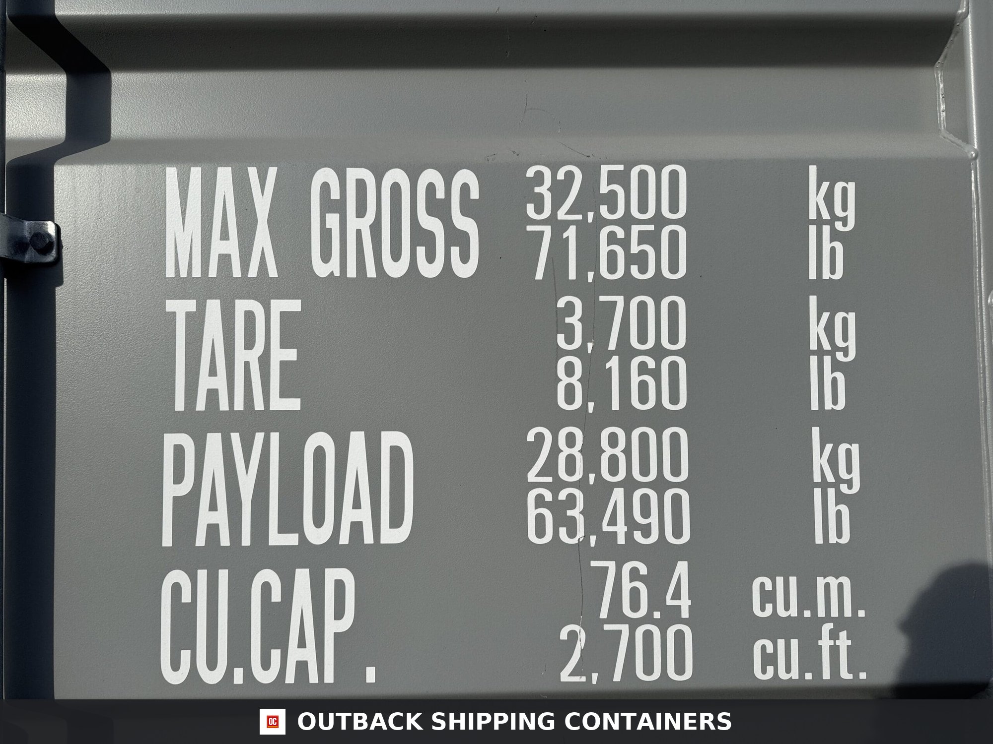40ft New High Cube Shipping Container – Wind & Watertight – Gray — 40ft — new (image 4 of 12)