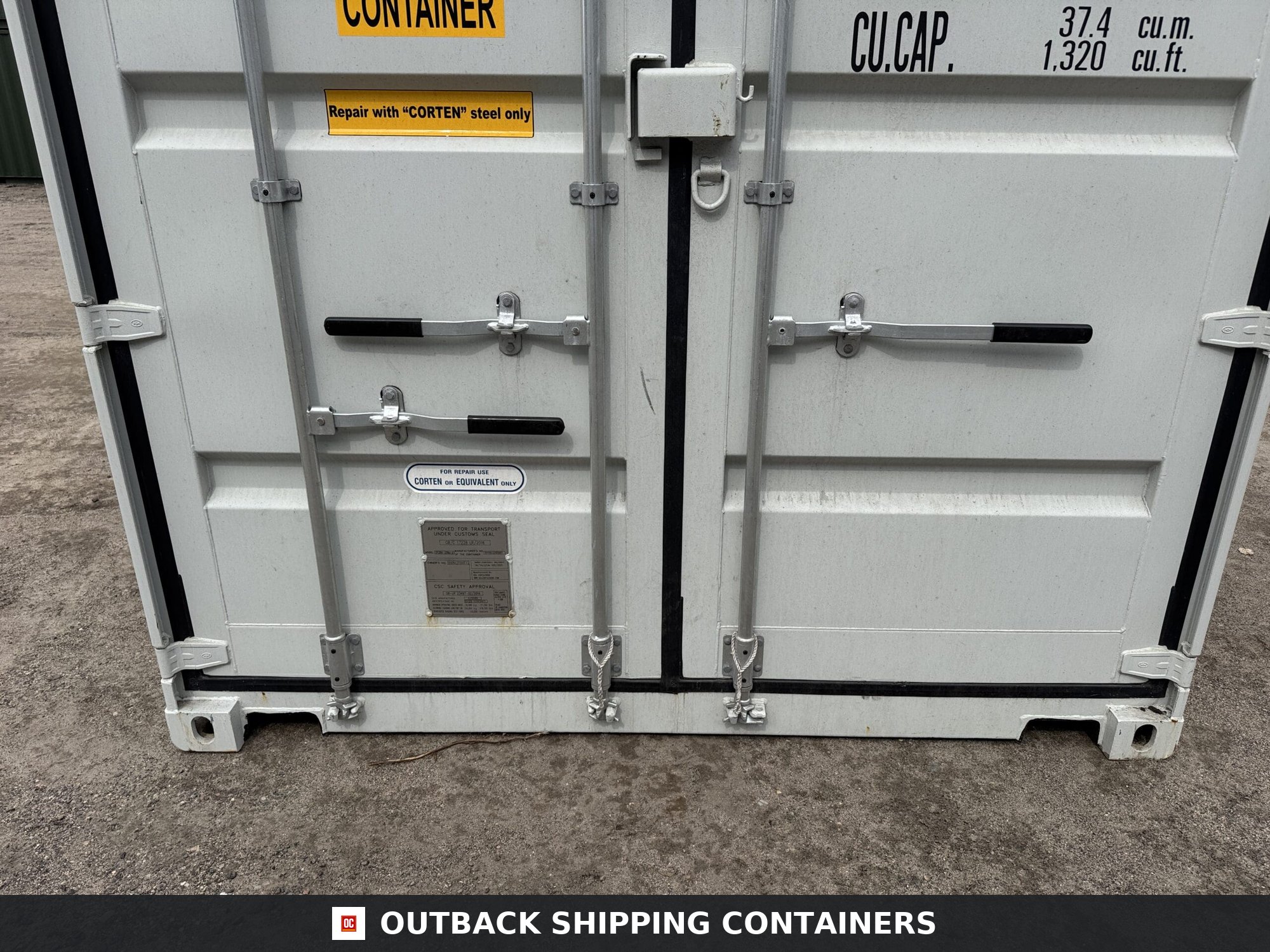 20ft New High Cube Shipping Container – Wind & Watertight – Gray — 20ft — new (image 6 of 12)