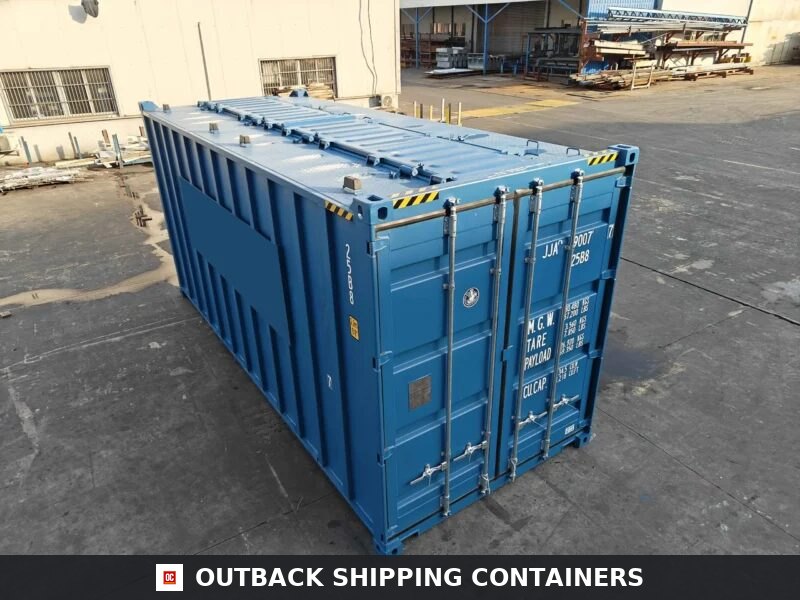 20ft Bulk Storage ISO Type Dry Cargo Shipping Container — Outback Shipping Containers storage container