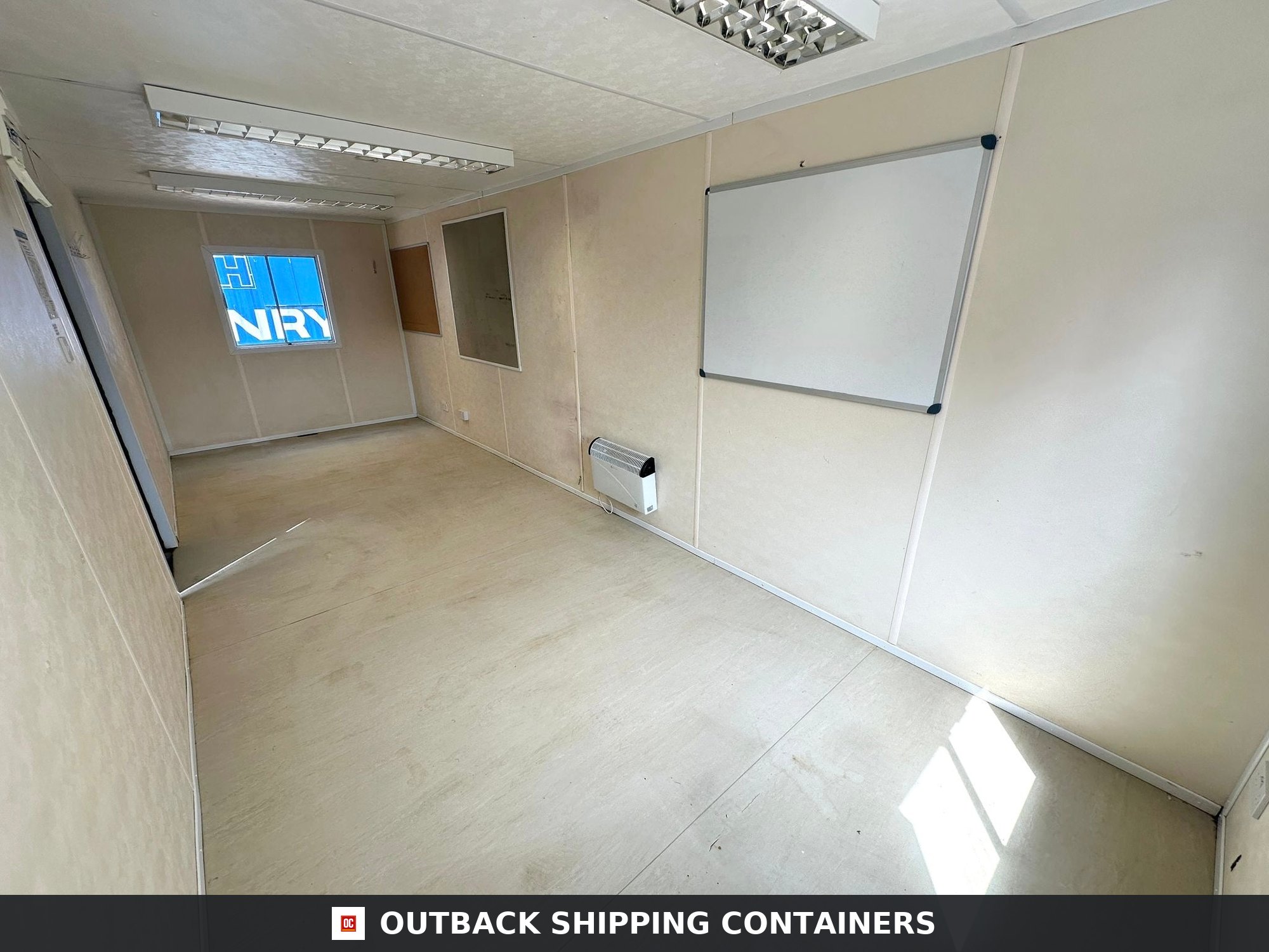24x9ft for Sale — Interior Detail | Outback Shipping Containers 24x9ft — Office / Canteen — Building Site Accommodation — Portable Anti-Vandal - image 5