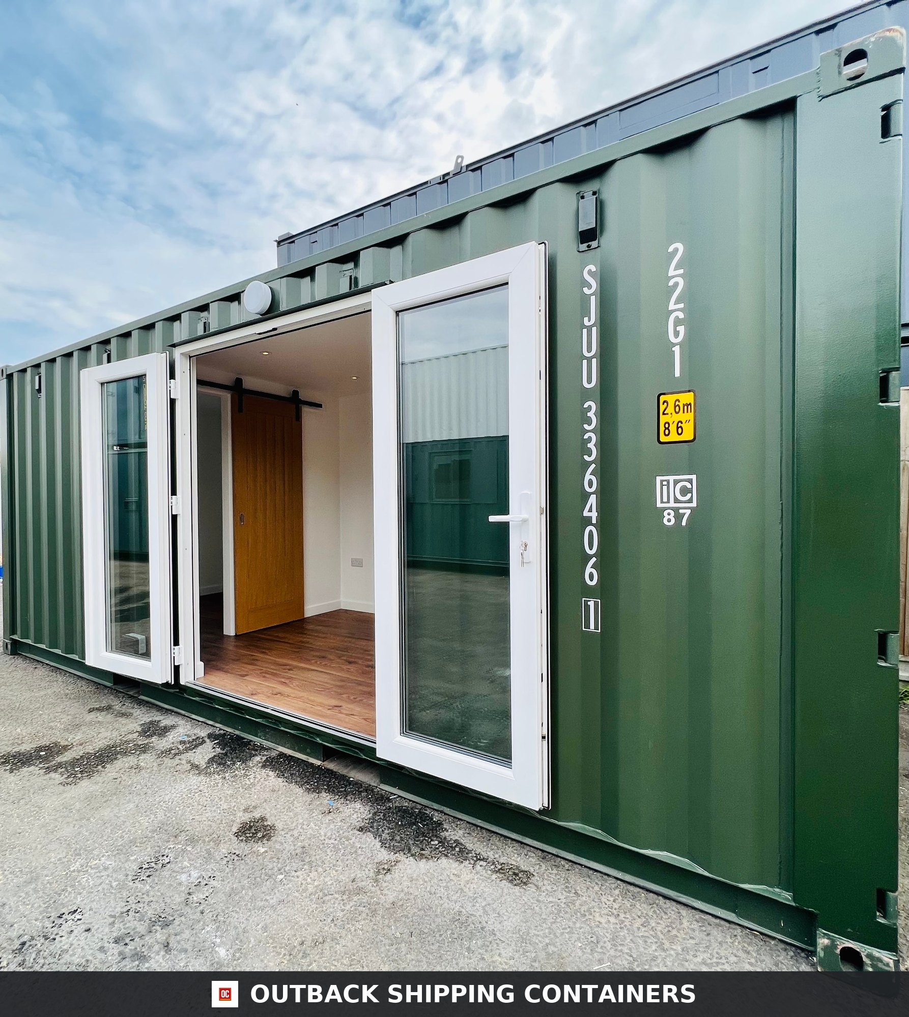 20x8 ft Shipping Container House / Annex Conversion 20X8FT — Roof and Structural Detail CD-OBB-20 20x8 ft Shipping Container House / Annex Conversion — Contai — angle 9