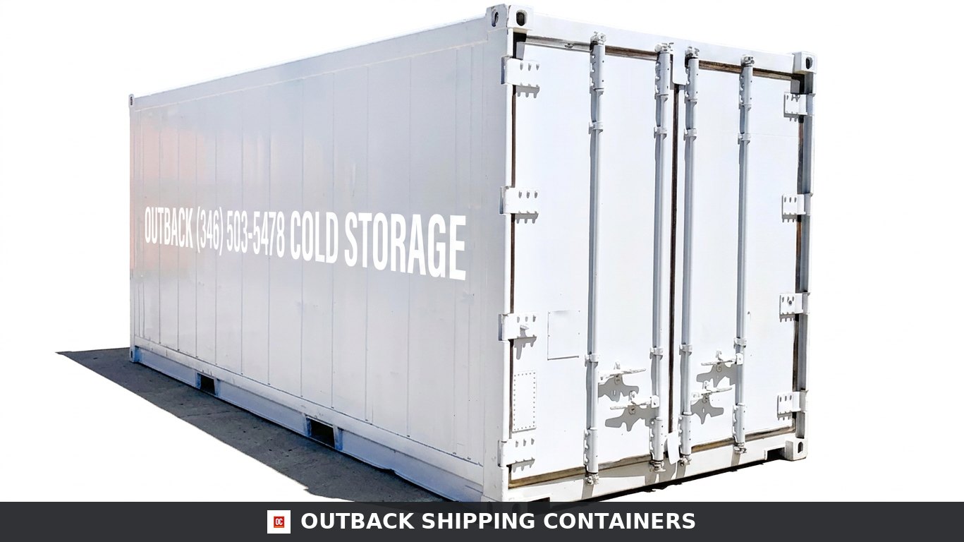 Single-Phase 20ft Refurbished Refrigerated Container Low Temp