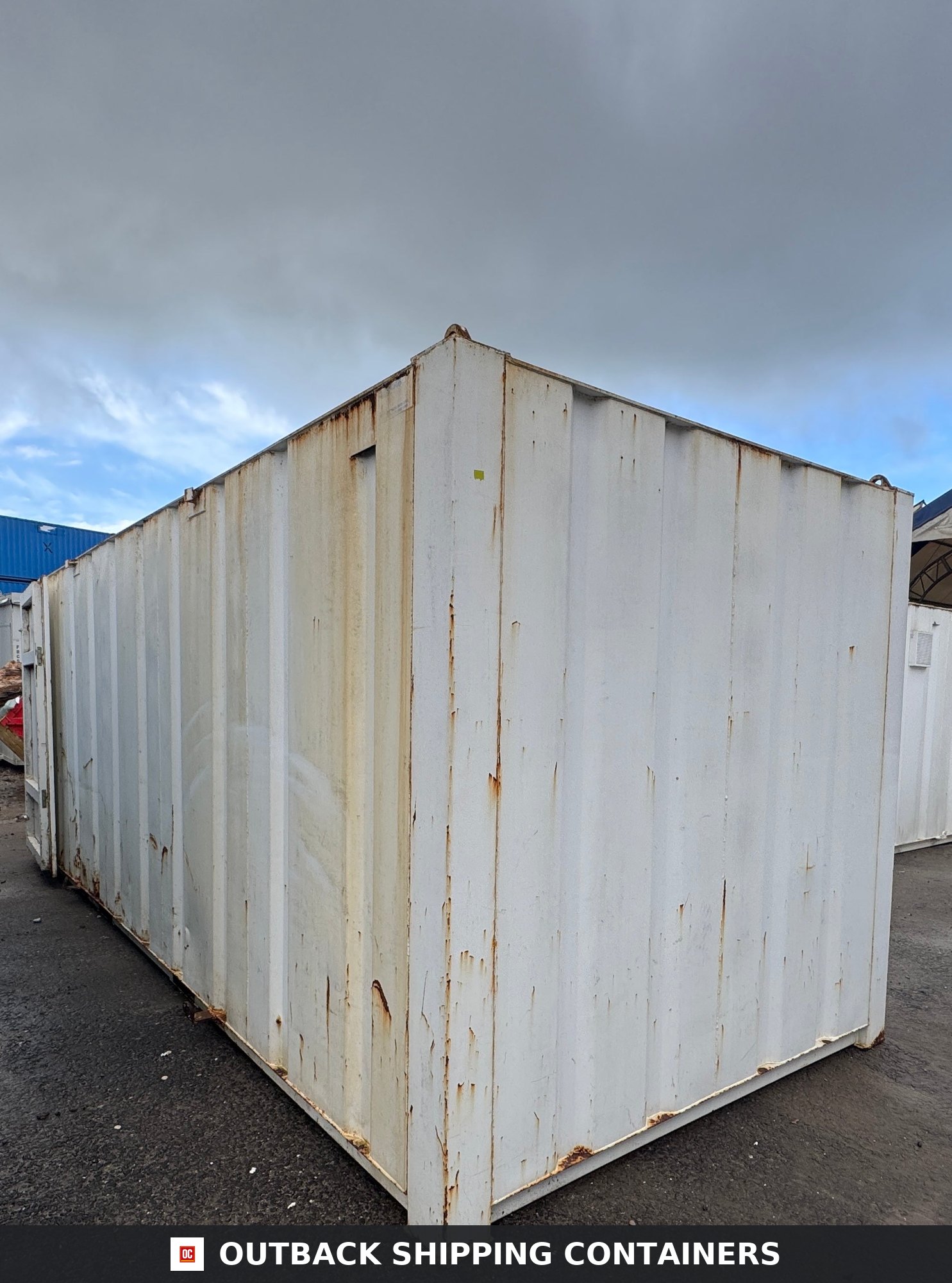 20x8 ft Anti-Vandal Store 20ft x 8ft for Sale — Interior Detail | Outback Shipping Containers 20x8 ft Anti-Vandal Store — Storage Container (Reduced) — gallery view 6