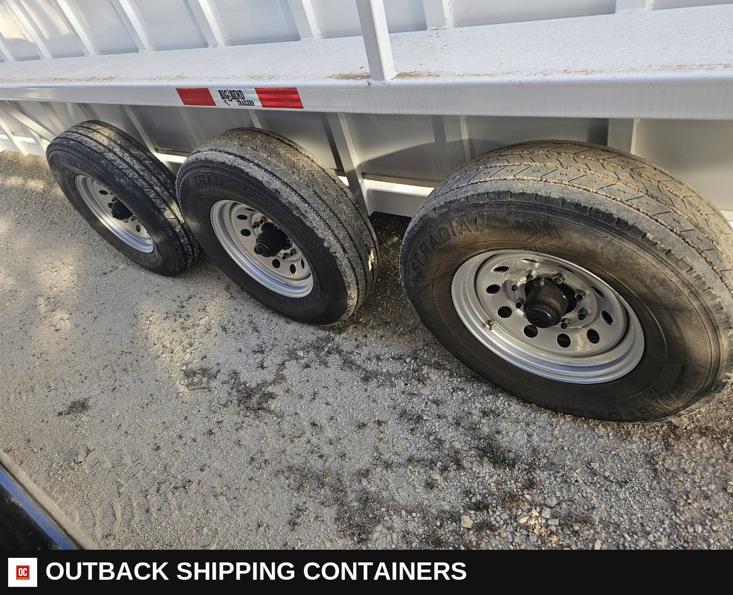 2025 Big Bend 6’8"X28' 3/4 TOP Stock / Stock Combo Trailer — Center Divider Gate | Outback Shipping Containers 2025 Big Bend 6’8"X28' 3/4 TOP Stock / Stock Combo Trailer for sale — center divider gate