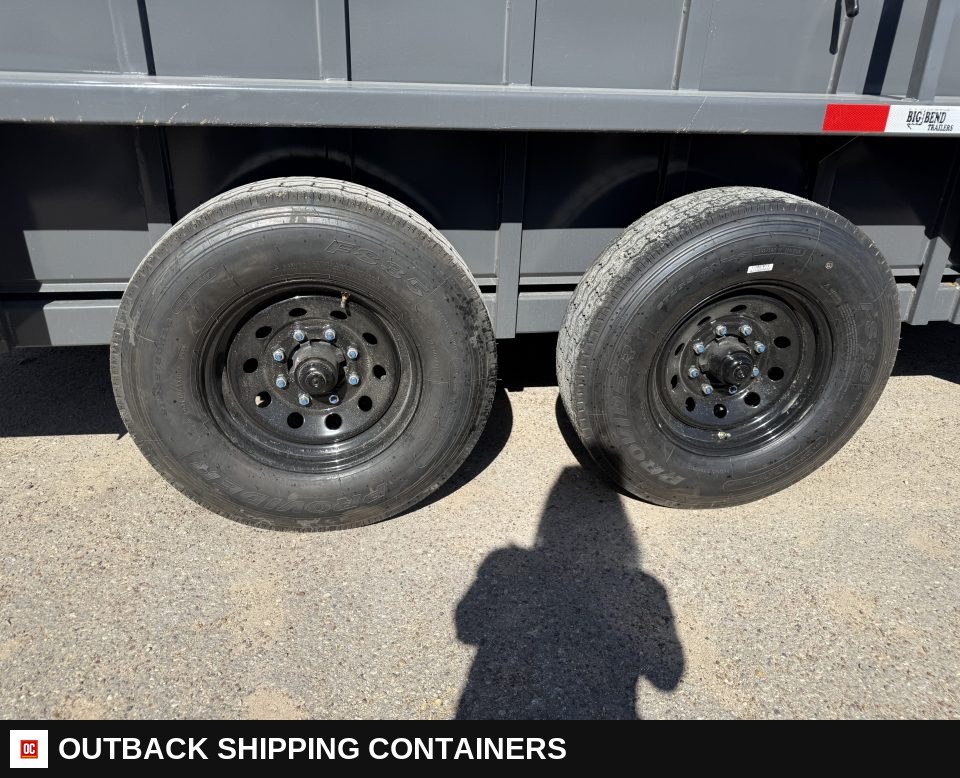 2026 Big Bend 16'X6' BP Livestock Stock Combo Trailer — Floor And Decking Detail | Outback Shipping Containers 2026 Big Bend 16'X6' BP Livestock Stock Combo Trailer for sale — floor and decking detail