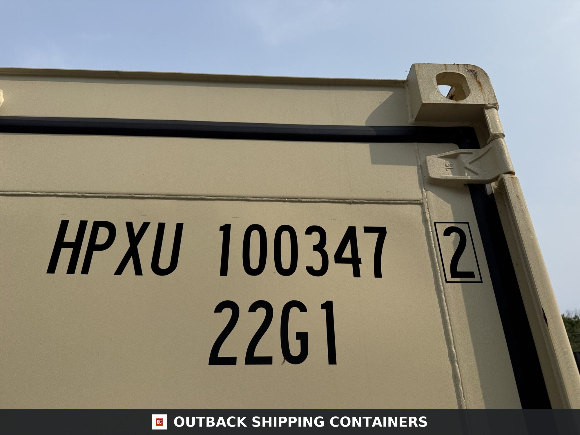 20ft New Shipping Container – Wind & Watertight – Beige — 20ft — new (image 10 of 12)