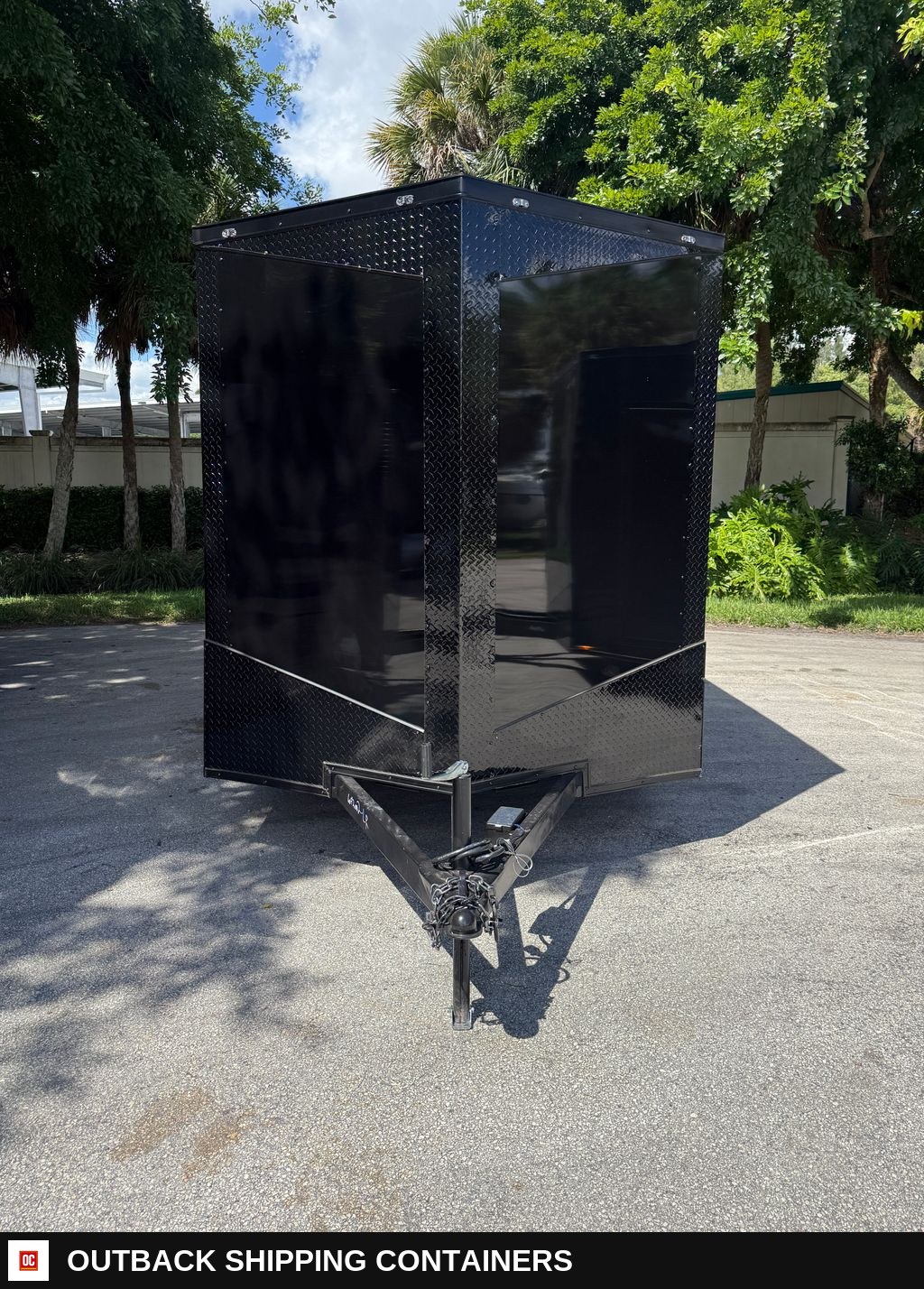 New 2027 Hook & Line 7 x 14 Enclosed Trailer 7k GVWR — Tongue, Coupler And Hitch | Outback Shipping Containers New 2027 Hook & Line 7 x 14 Enclosed Trailer 7k GVWR for sale — tongue, coupler and hitch