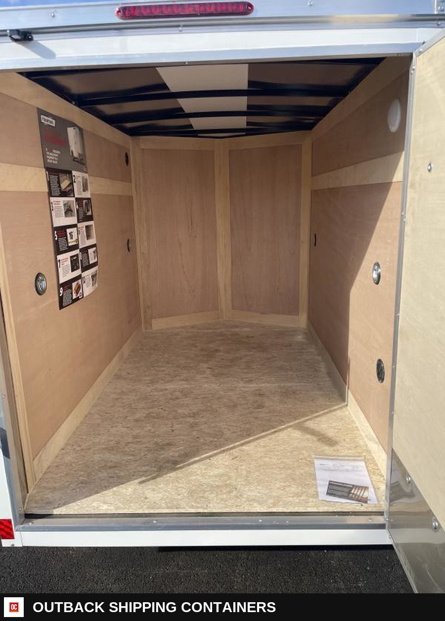 2025 Haulmark PP58S2 Passport 5 x 8 Cargo / Enclosed Trailer — Rear Entry Door | Outback Shipping Containers 2025 Haulmark PP58S2 Passport 5 x 8 Cargo / Enclosed Trailer for sale — rear entry door