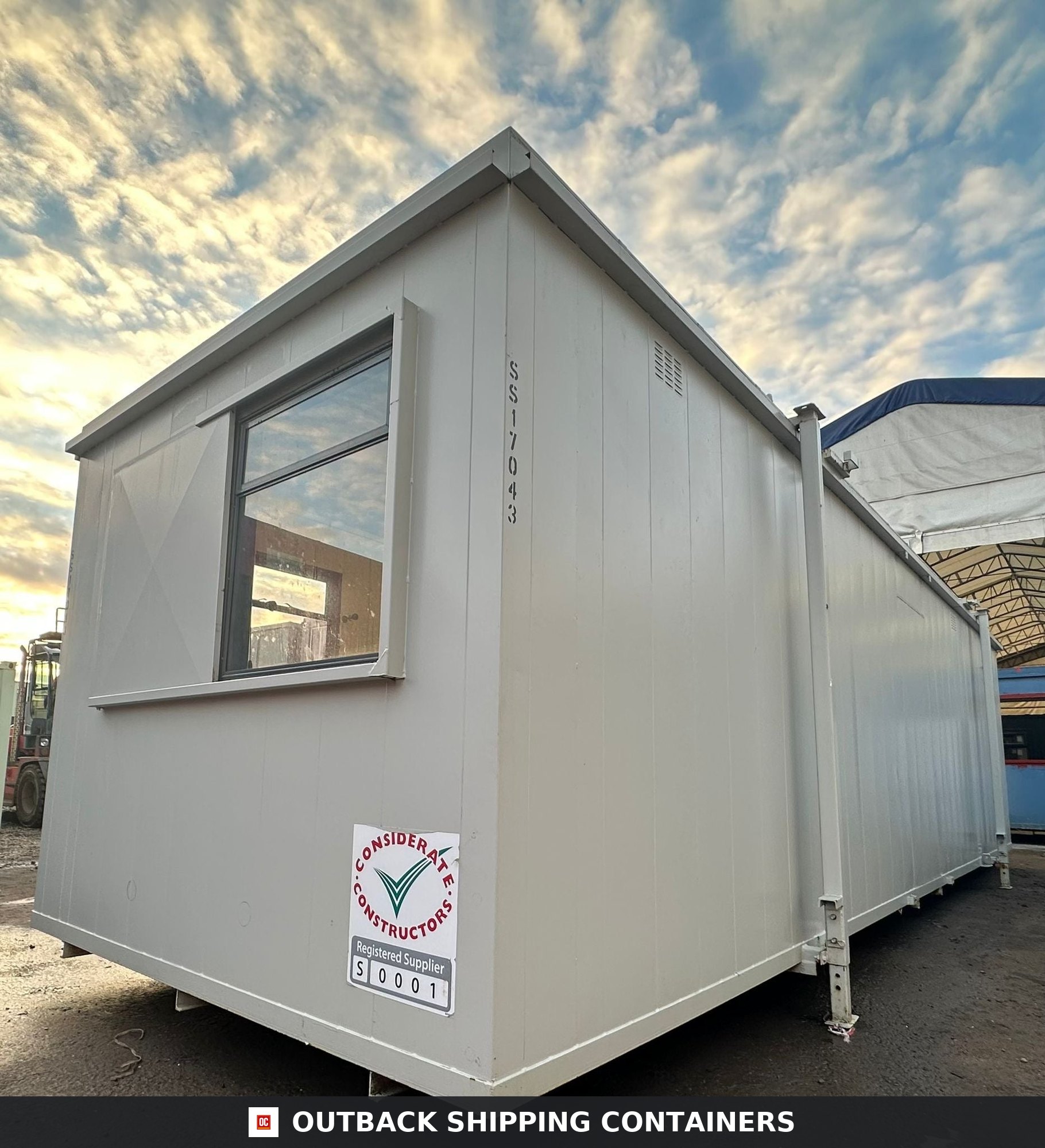 32x10ft for Sale — Interior View | Outback Shipping Containers 32x10ft — Open Plan Canteen / Office — Portable Anti-Vandal Building — Site Accommodation - image 5