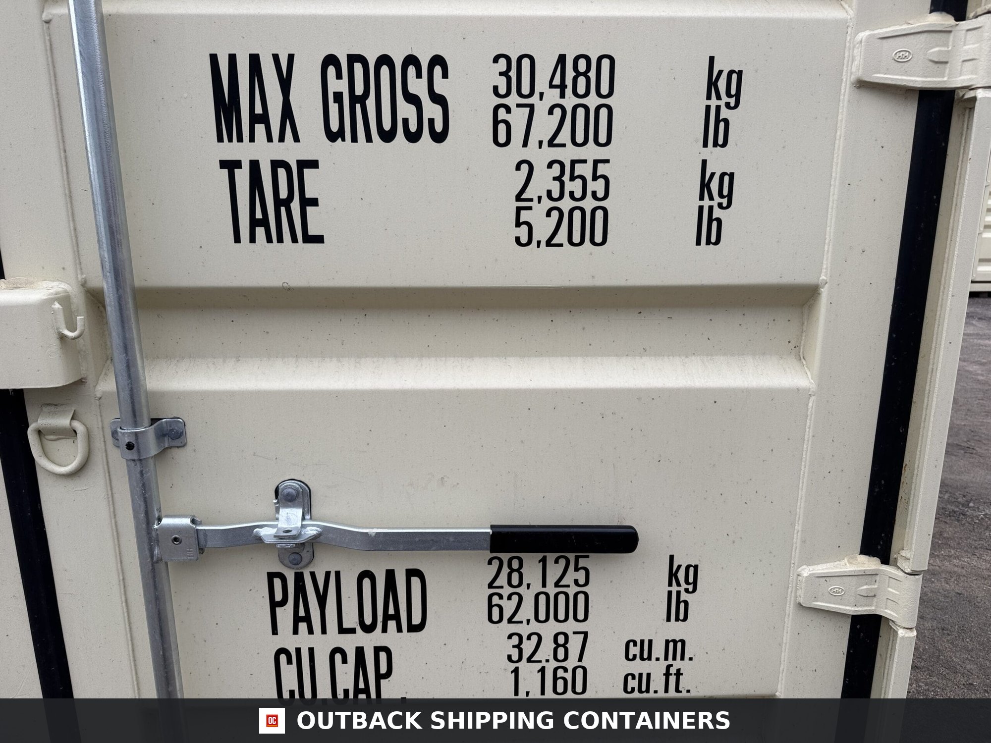 20ft New Shipping Container – Wind & Watertight – Beige — 20ft — new (image 4 of 12)