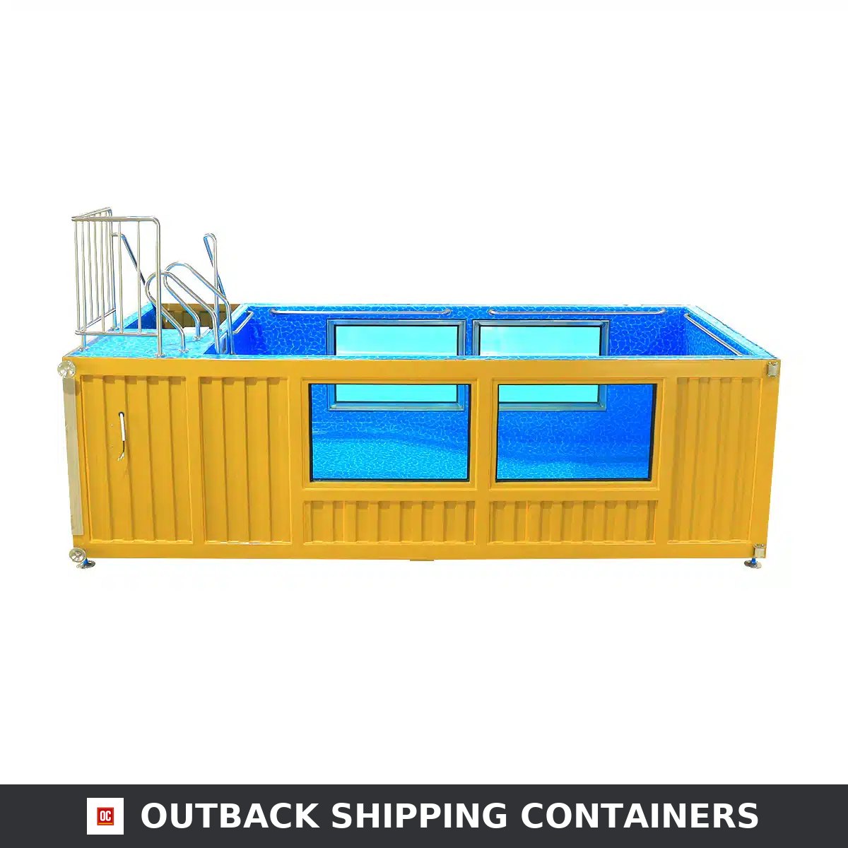 20ft Luxury Container Swimming Pool with Glass Viewing Panel — 20ft — new (image 2 of 15)