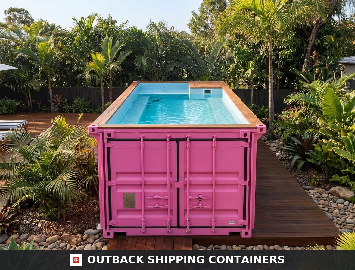 Pink 30 FT Container Pool — 30ft — new — container pools (image 6 of 6)