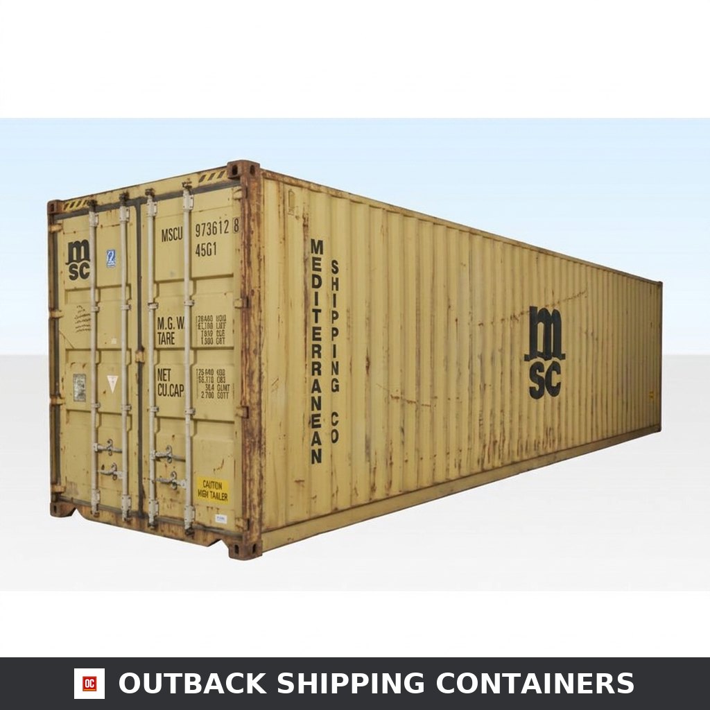40Ft X 8Ft Used Shipping Container High Cube — 40ft — used — storage containers (image 4 of 4)