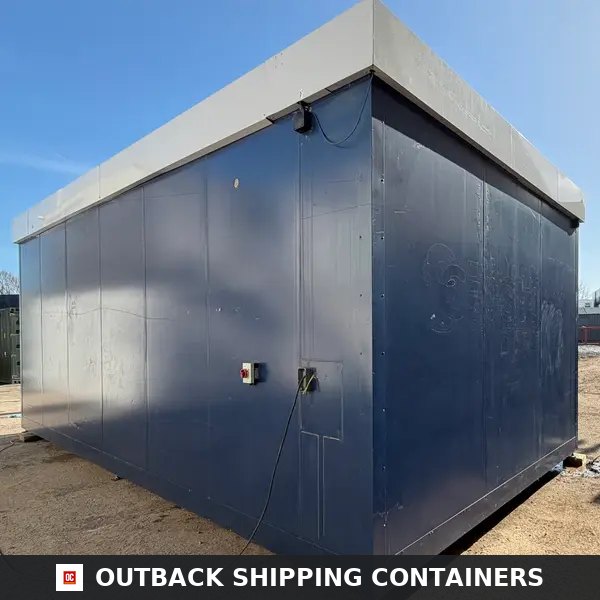 26x12ft for Sale — Door and Entry Detail | Outback Shipping Containers 26x12ft — Marketing Suite — Sales Pod — Portable Building / Cabin - image 7