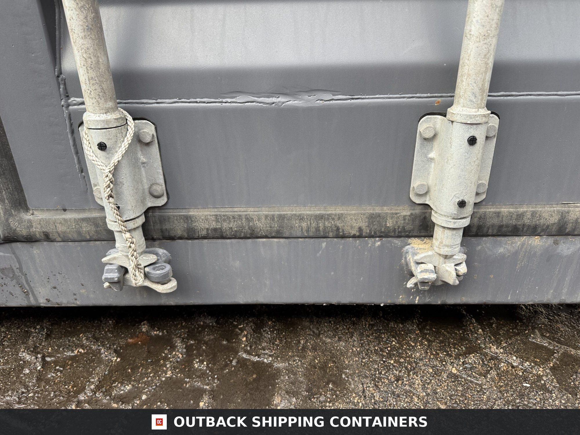 40ft New High Cube Shipping Container – Wind & Watertight – Dk Gray — 40ft — new (image 7 of 12)