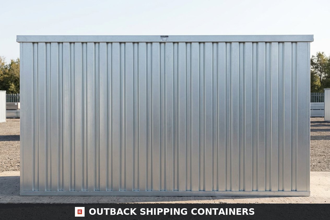 4m x 2.1m Flat Pack Container Store – Galvanised — new — storage containers (image 6 of 6)