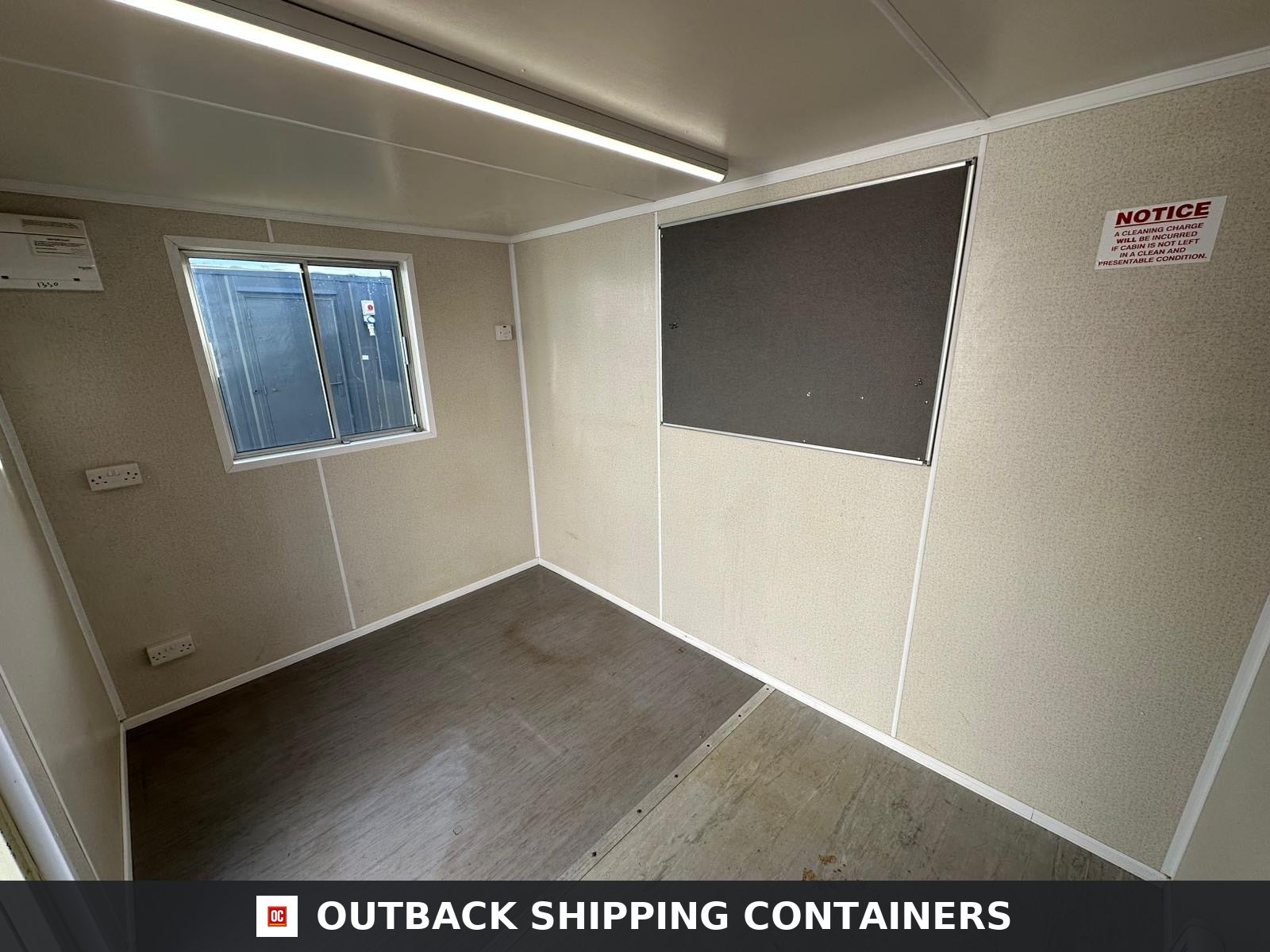 21x8ft for Sale — Roof and Structural Detail | Outback Shipping Containers 2 3 21x8ft — Office & Storage Unit 50/50 Split — Cabin / Container Store — Portable Anti-Vandal Building - image 8