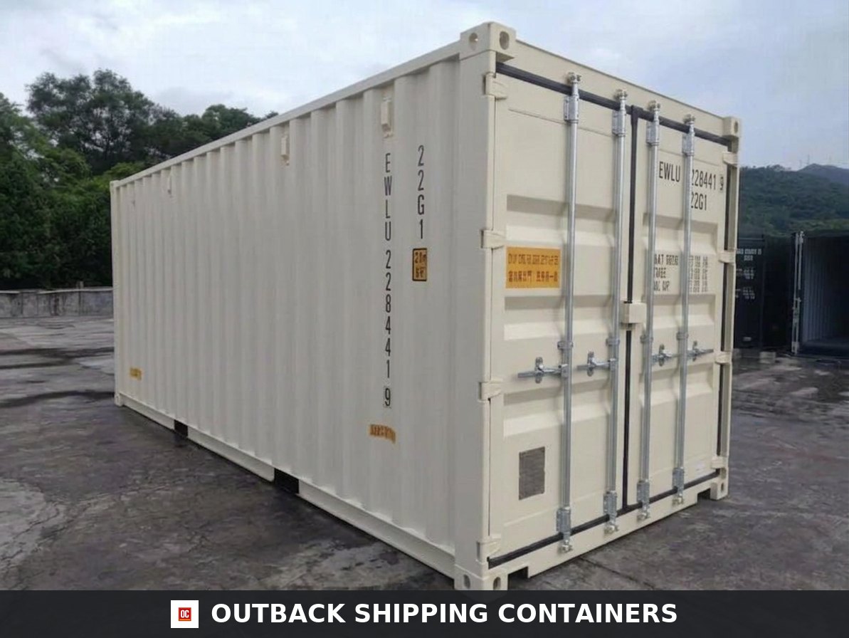 20ft One-Trip Shipping Container for Sale — Interior View | Outback Shipping Containers 20ft One-Trip Shipping Container – Triple Door / Version A — 20ft — new — storage containers (image 5 of 6)