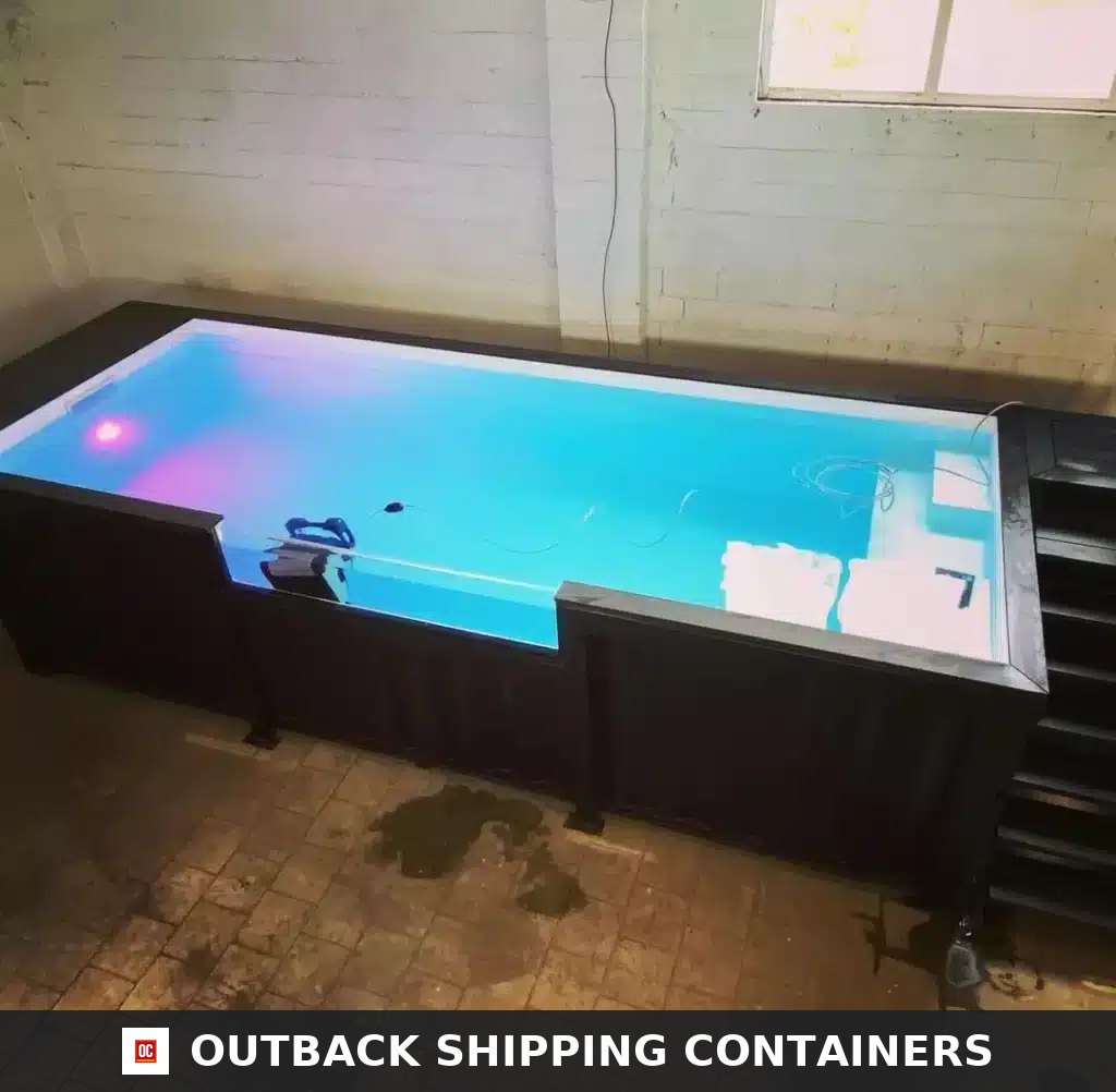 20ft Container Swimming Pool – Steel Container Pool with Filtration System — 20ft — new (image 4 of 8)
