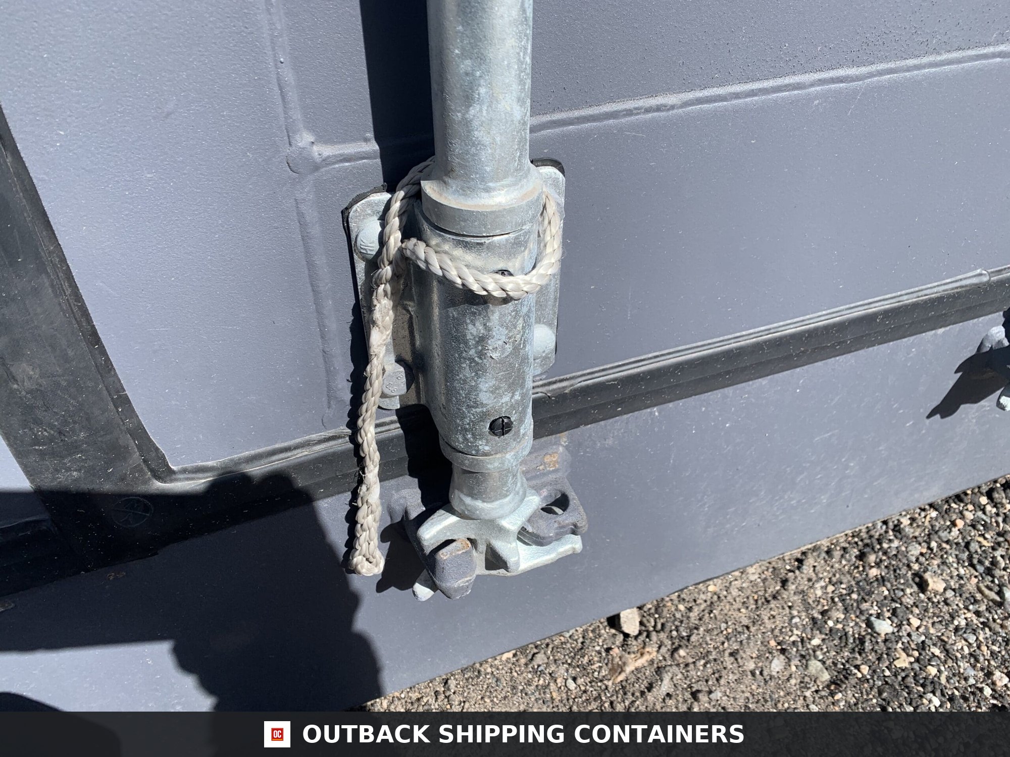 20ft Open Side New Shipping Container – Wind & Watertight – Gray — 20ft — new (image 7 of 12)