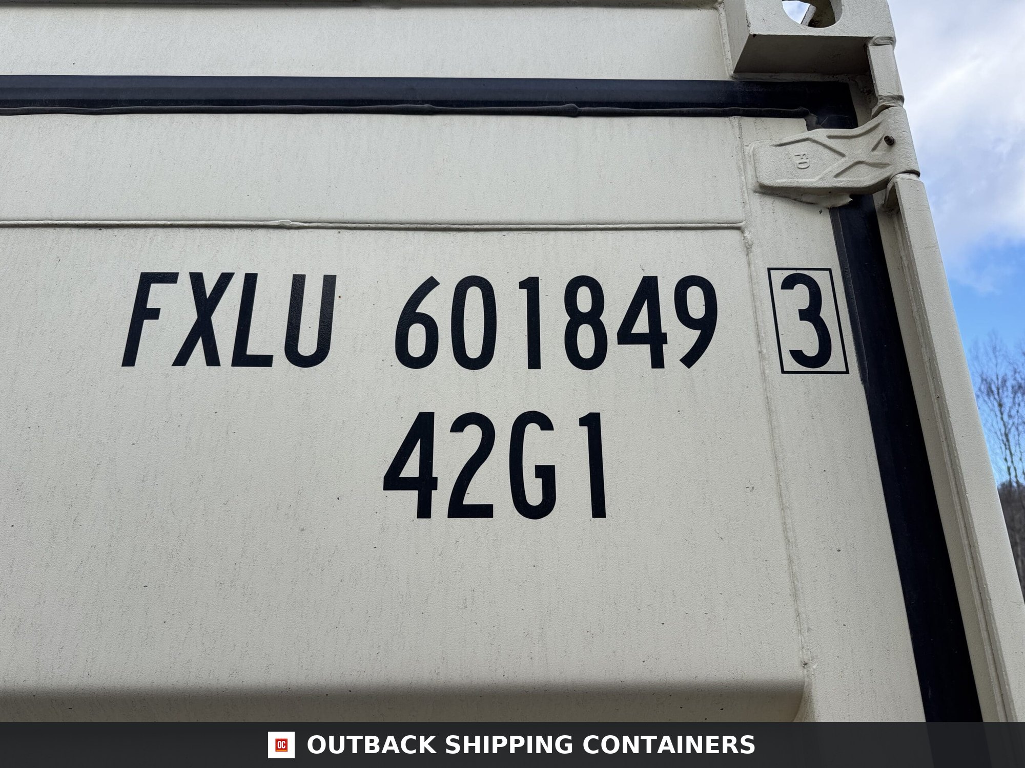 40ft New Shipping Container – Wind & Watertight – Beige — 40ft — new (image 2 of 12)