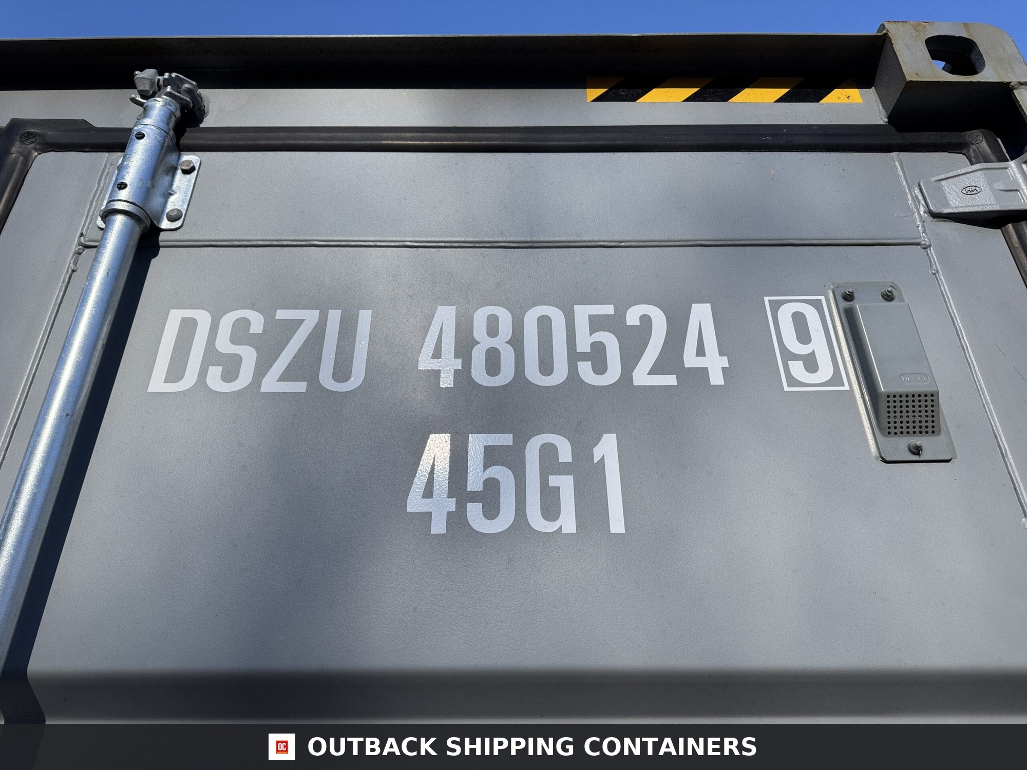 40ft New High Cube Shipping Container – Wind & Watertight – Gray — 40ft — new (image 2 of 12)