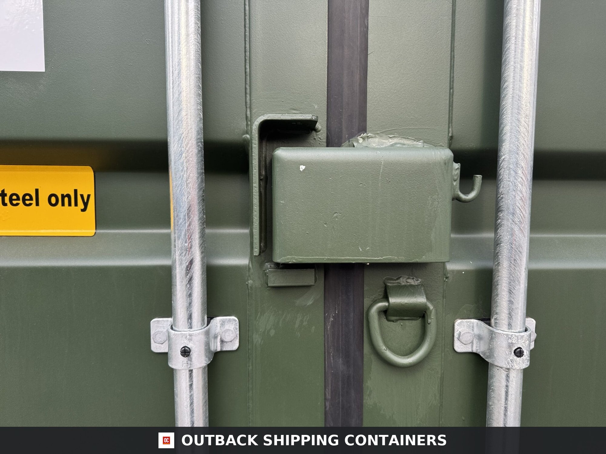 40ft New High Cube Shipping Container – Wind & Watertight – Green — 40ft — new (image 5 of 12)