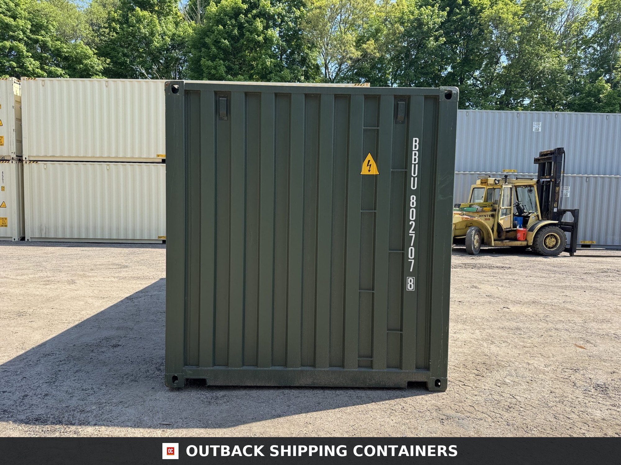 20ft New Shipping Container – Wind & Watertight – Green — 20ft — new (image 10 of 12)