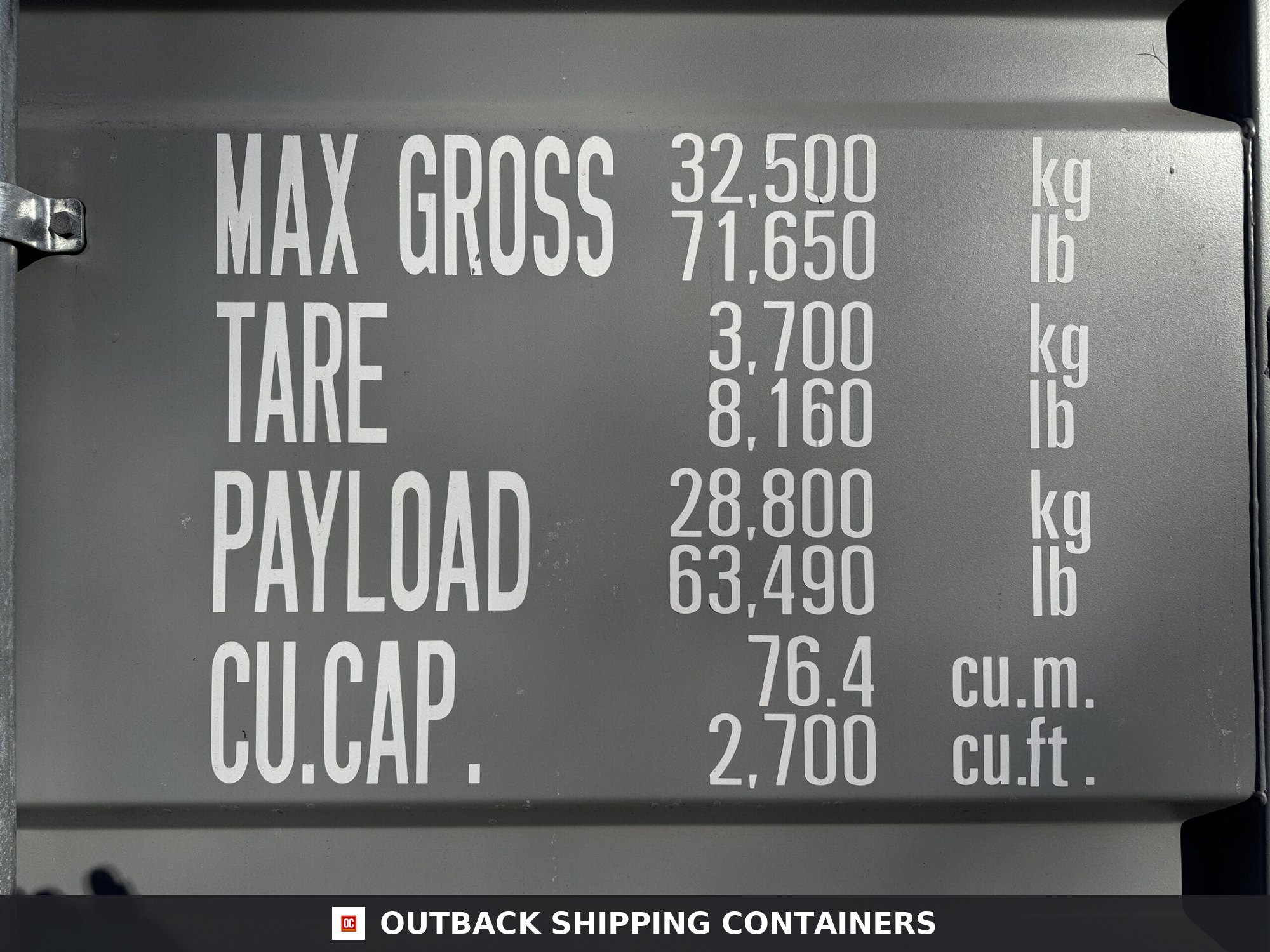 40ft New High Cube Shipping Container – Wind & Watertight – Gray — 40ft — new (image 4 of 12)