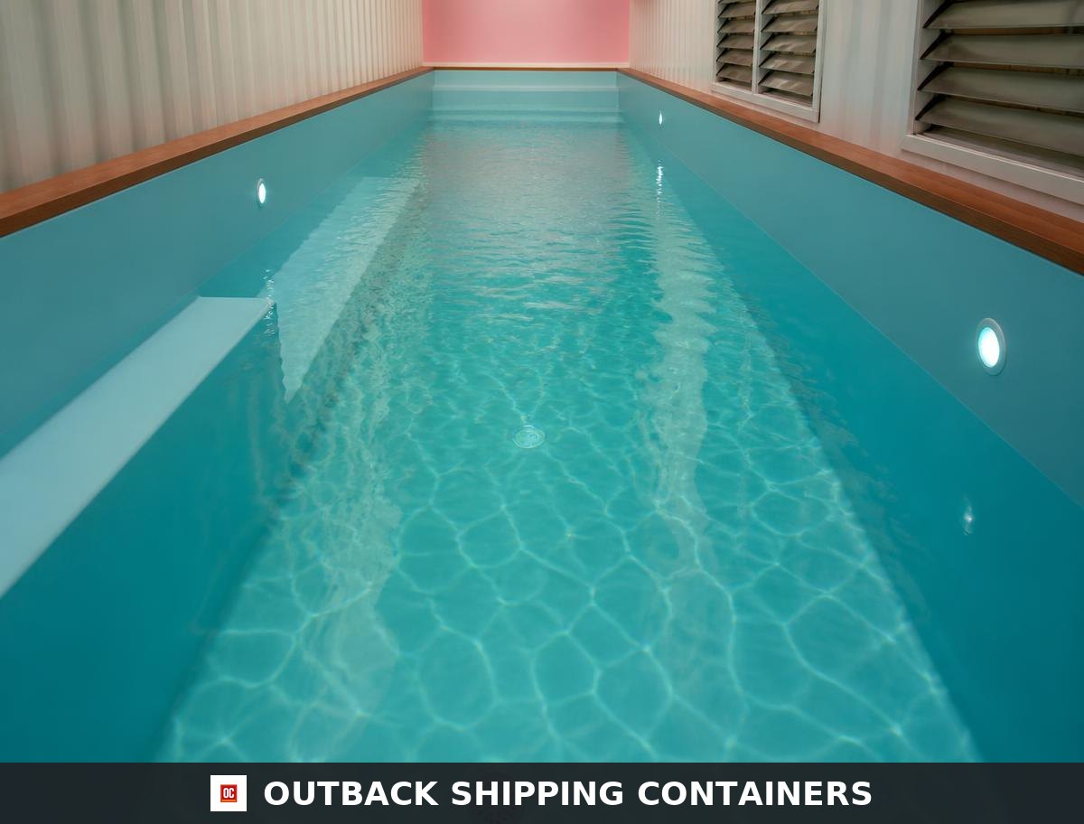 Pink 30 FT Container Pool — 30ft — new — container pools (image 3 of 4)
