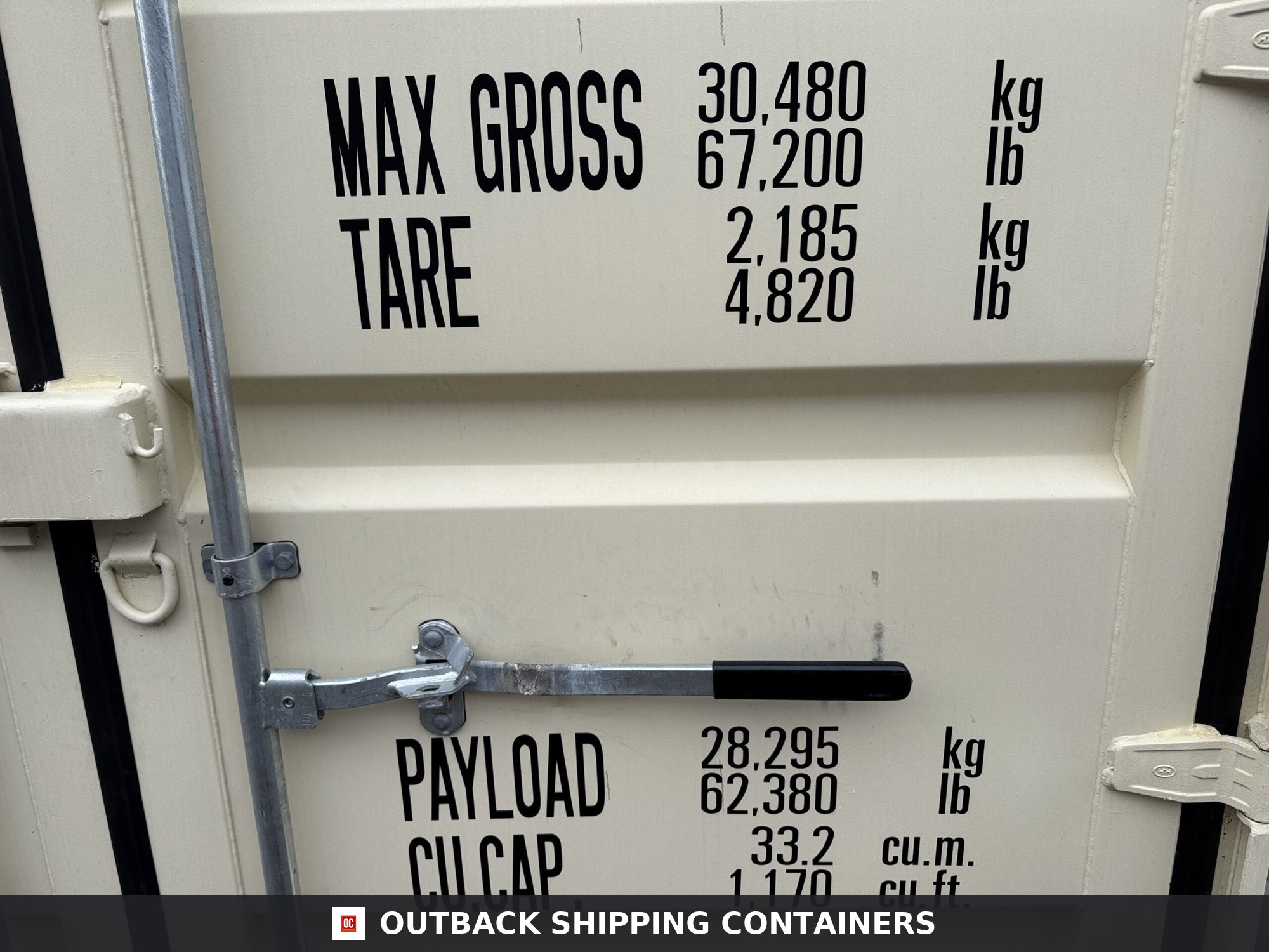20ft New Shipping Container – Wind & Watertight – Beige — 20ft — new (image 8 of 12)