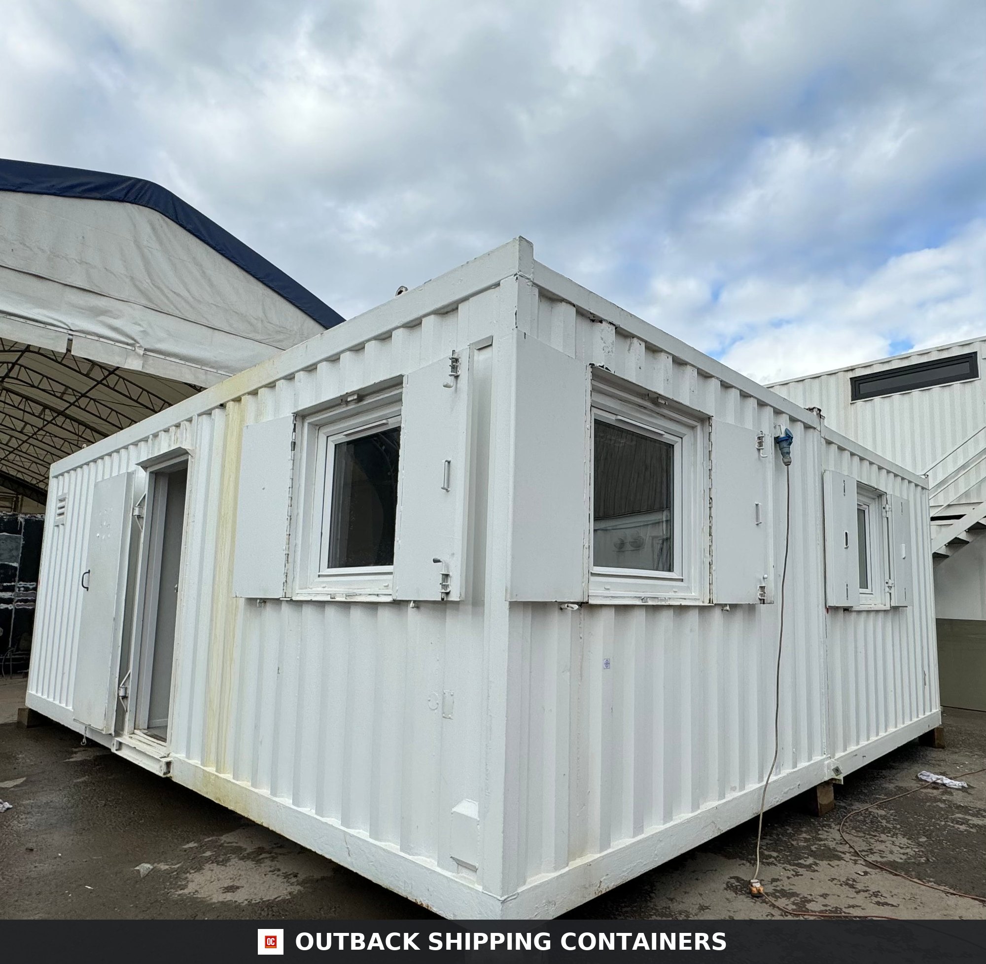 Modular Building 2 Bay for Sale — Interior Detail | Outback Shipping Containers Modular Building 2 Bay — 24x20ft — Portable Building - image 6